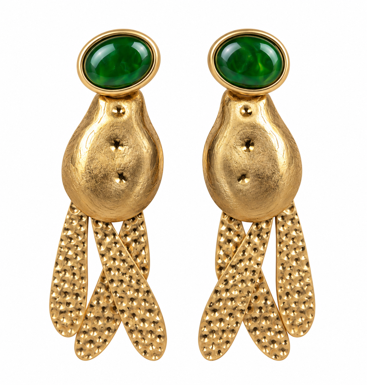 VINTAGE GEM DROP EARRINGS