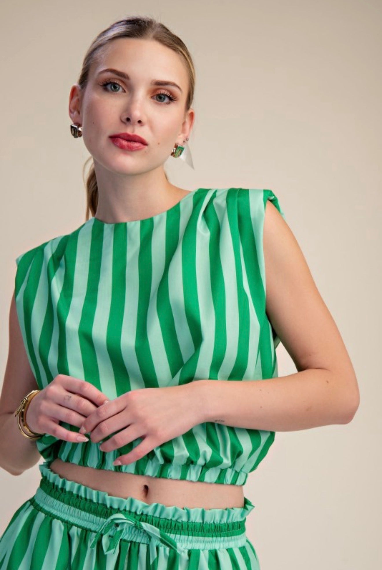 PINK CANDY STRIPE TOP