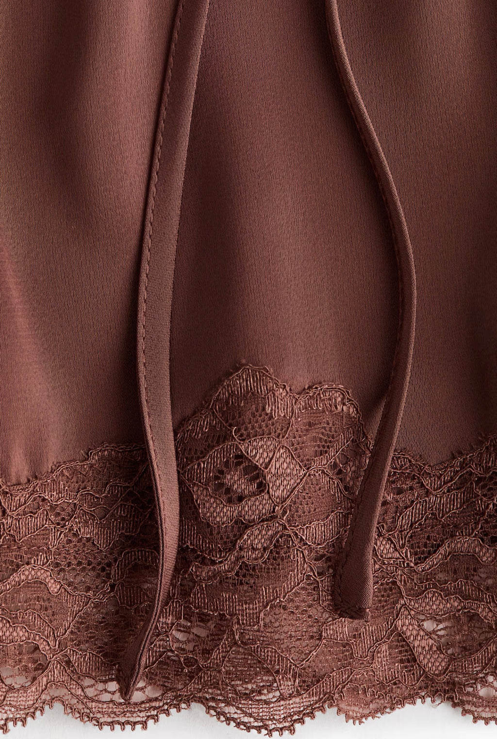 LACE SATIN LOUNGE SHORTS