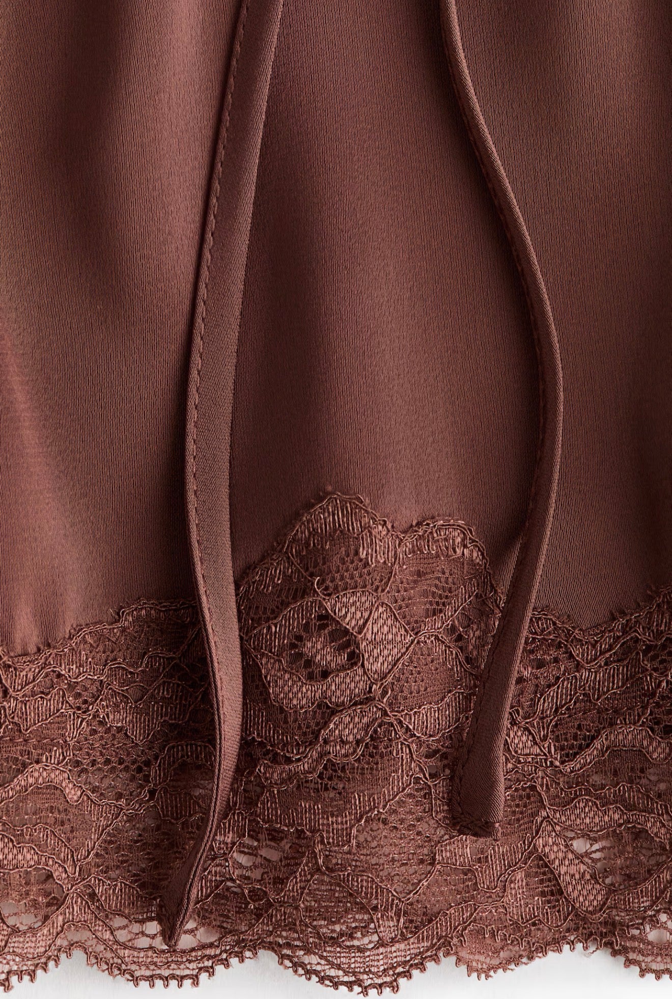 LACE SATIN LOUNGE SHORTS