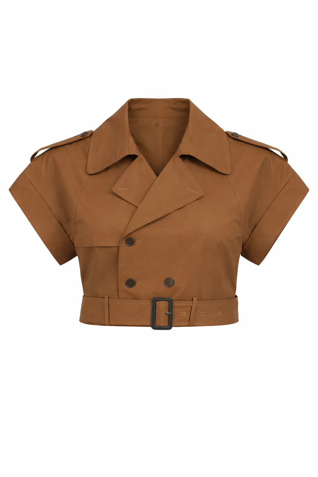 CROPPED TRENCH JACKET