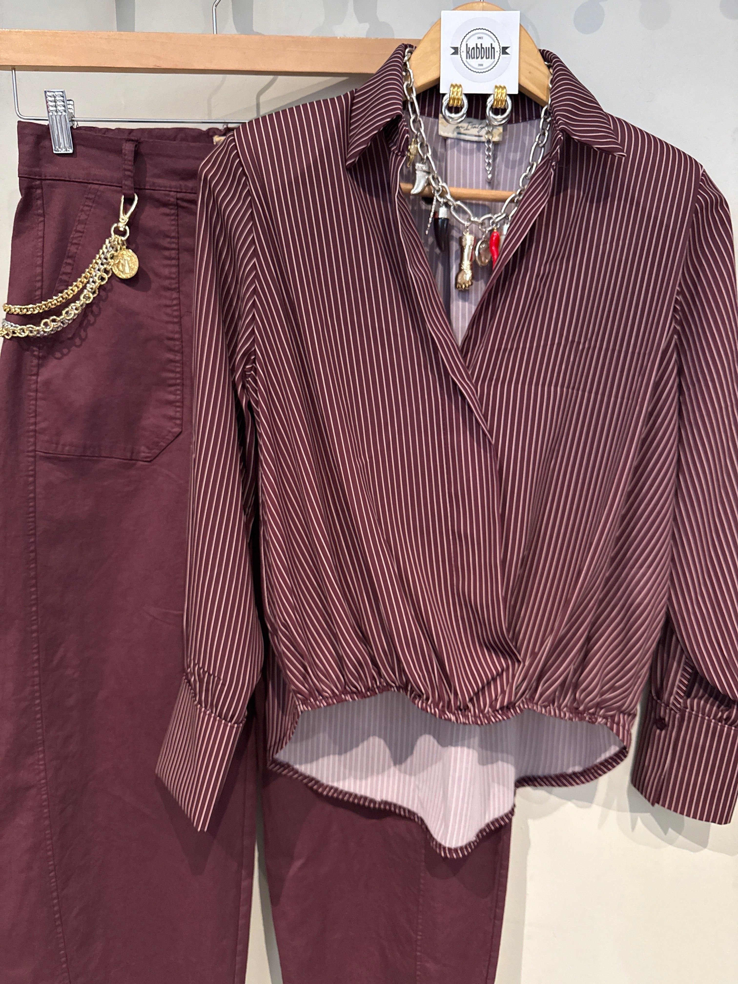 LINES ITALY BLOUSE SHIRT