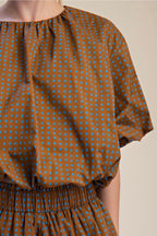 DOT BLOUSON TWO PIECES SET
