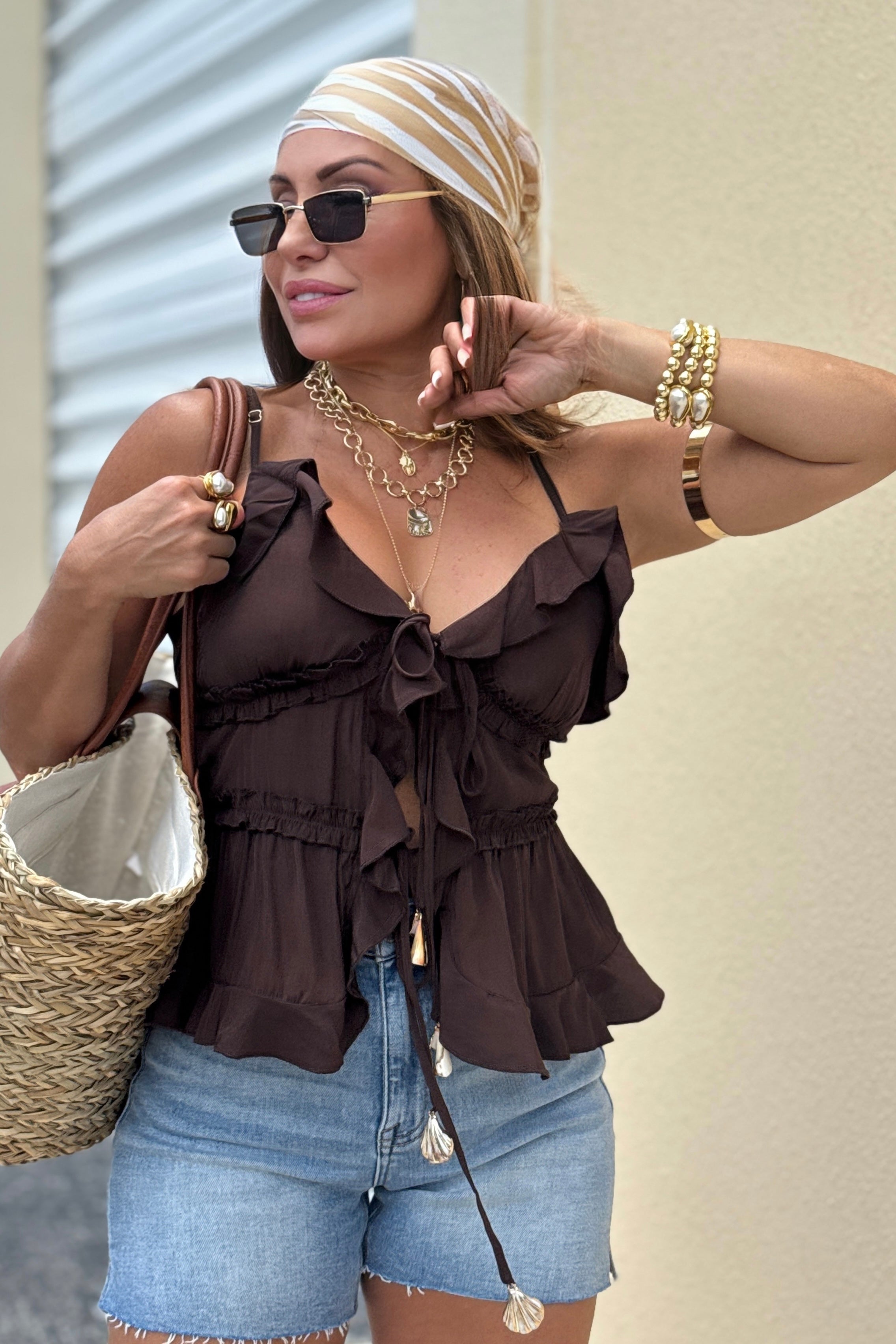KIKI RUFFLE TOP