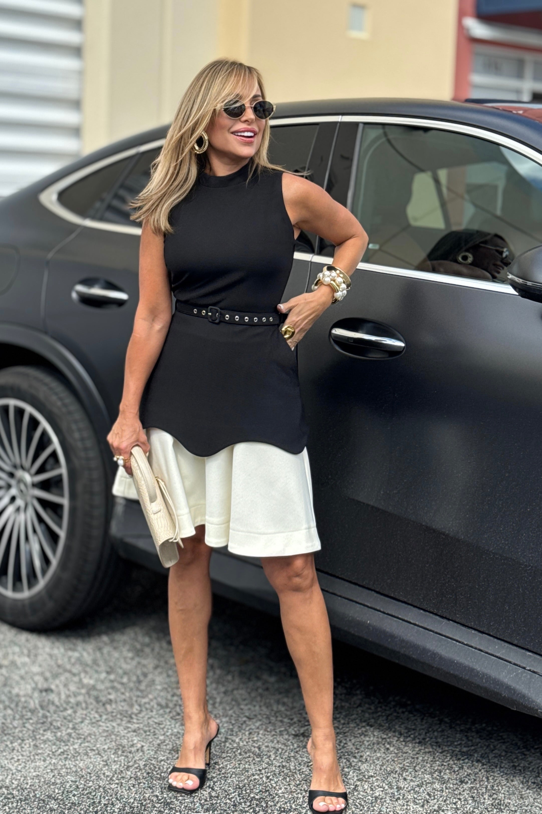 ANTONELLA BICOLOR DRESS