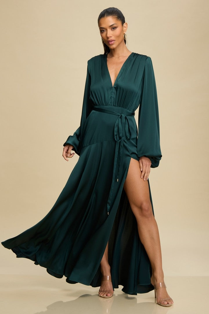 Zamira Satin Ultra Maxi Dress