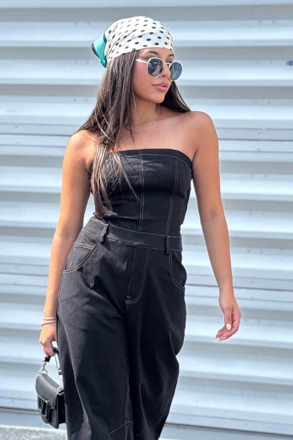 AGATHA STRAPLESS JUMPSUIT