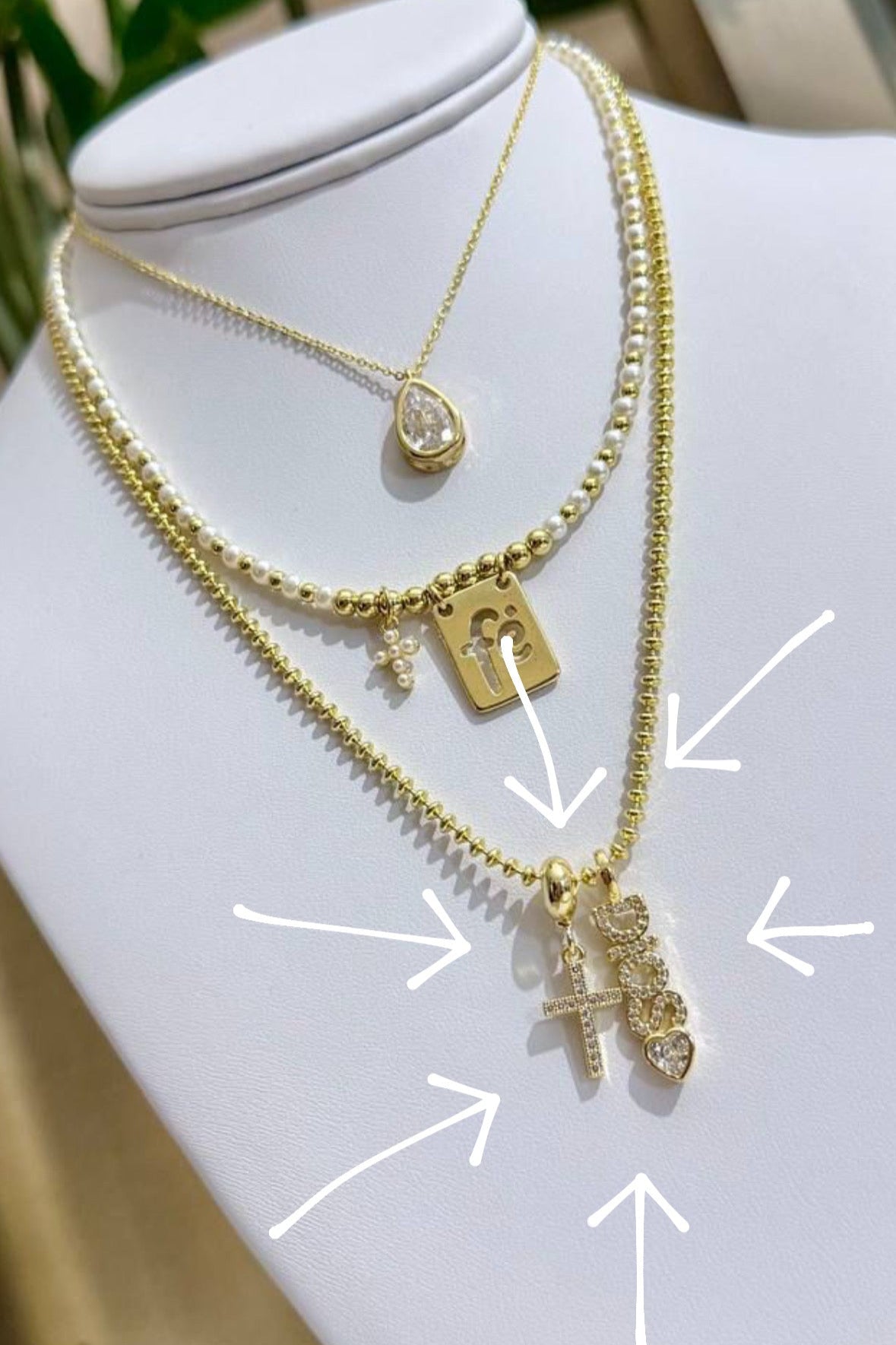 CRUZ + DIOS NECKLACE