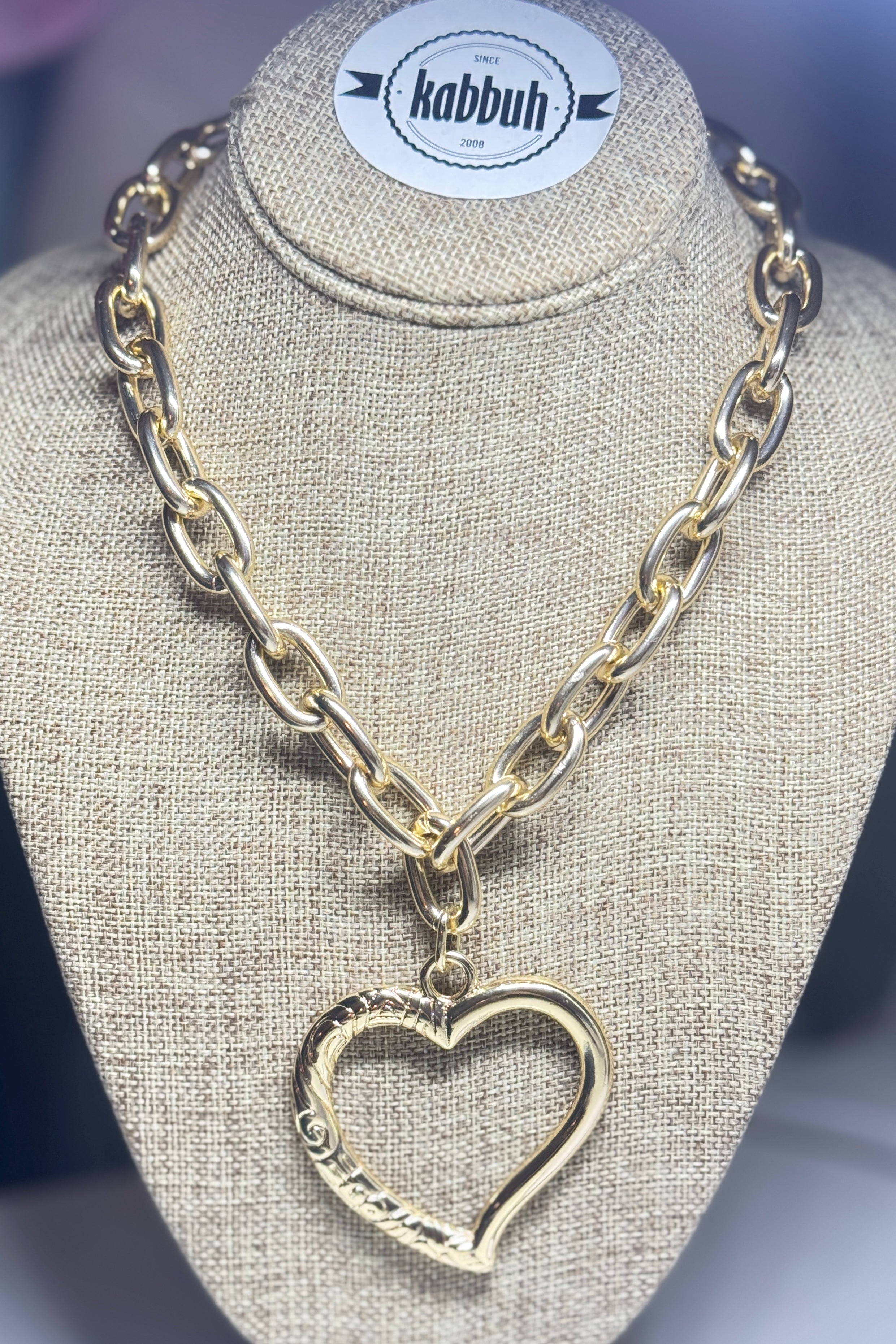 HEART LINES NECKLACE