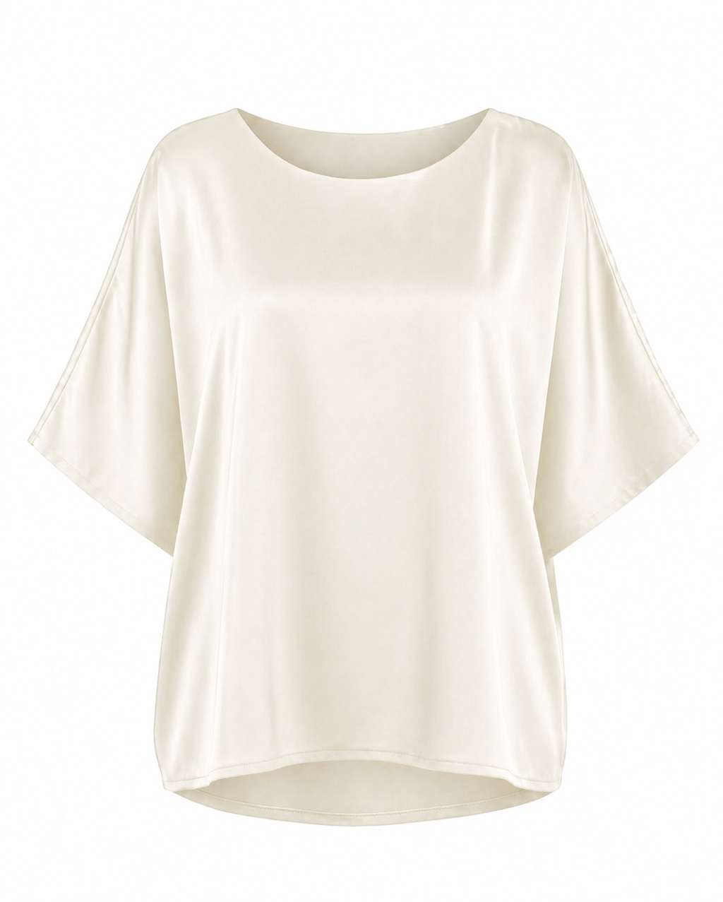 OVERSIZED SATIN BLOUSE