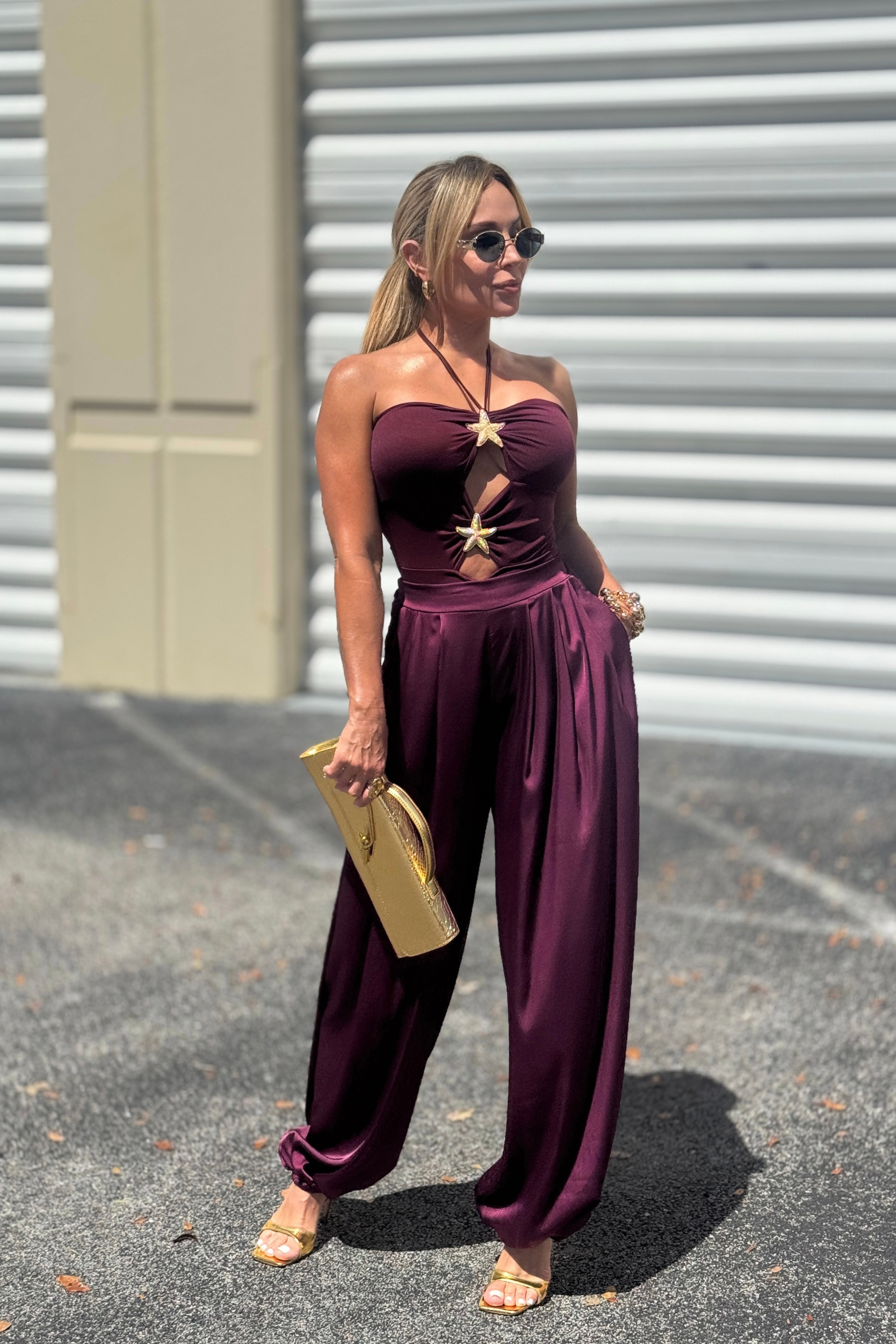 CRISTINA SATIN PANT