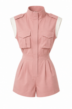 ROSÉ UTILITY ROMPER