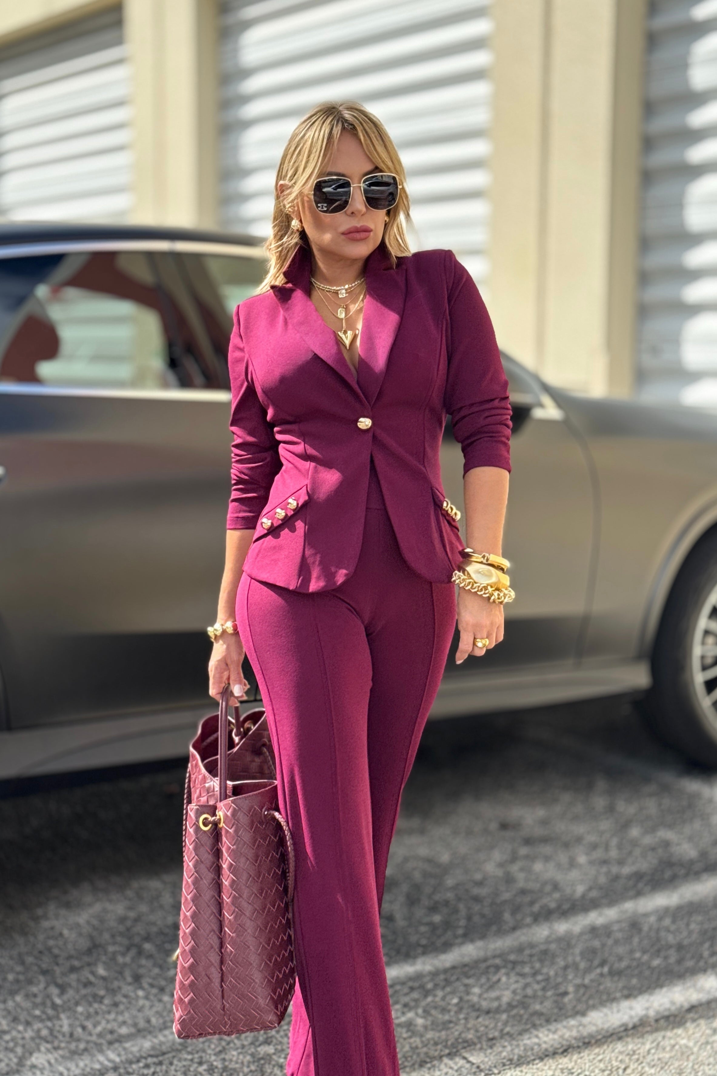 Jacket Pants Two Piece Blazer Sets