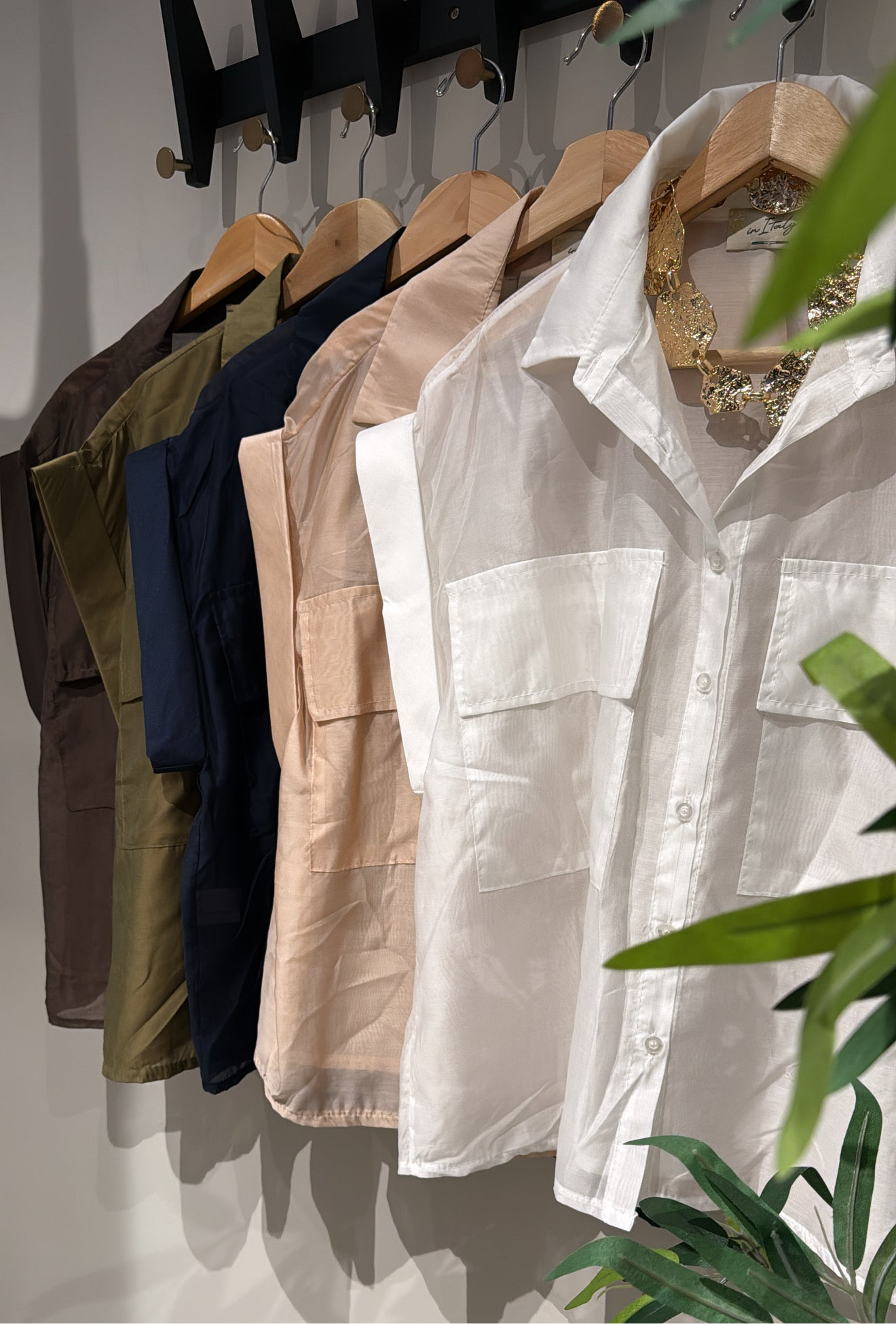 COLOR TRANSPARENT SHIRT