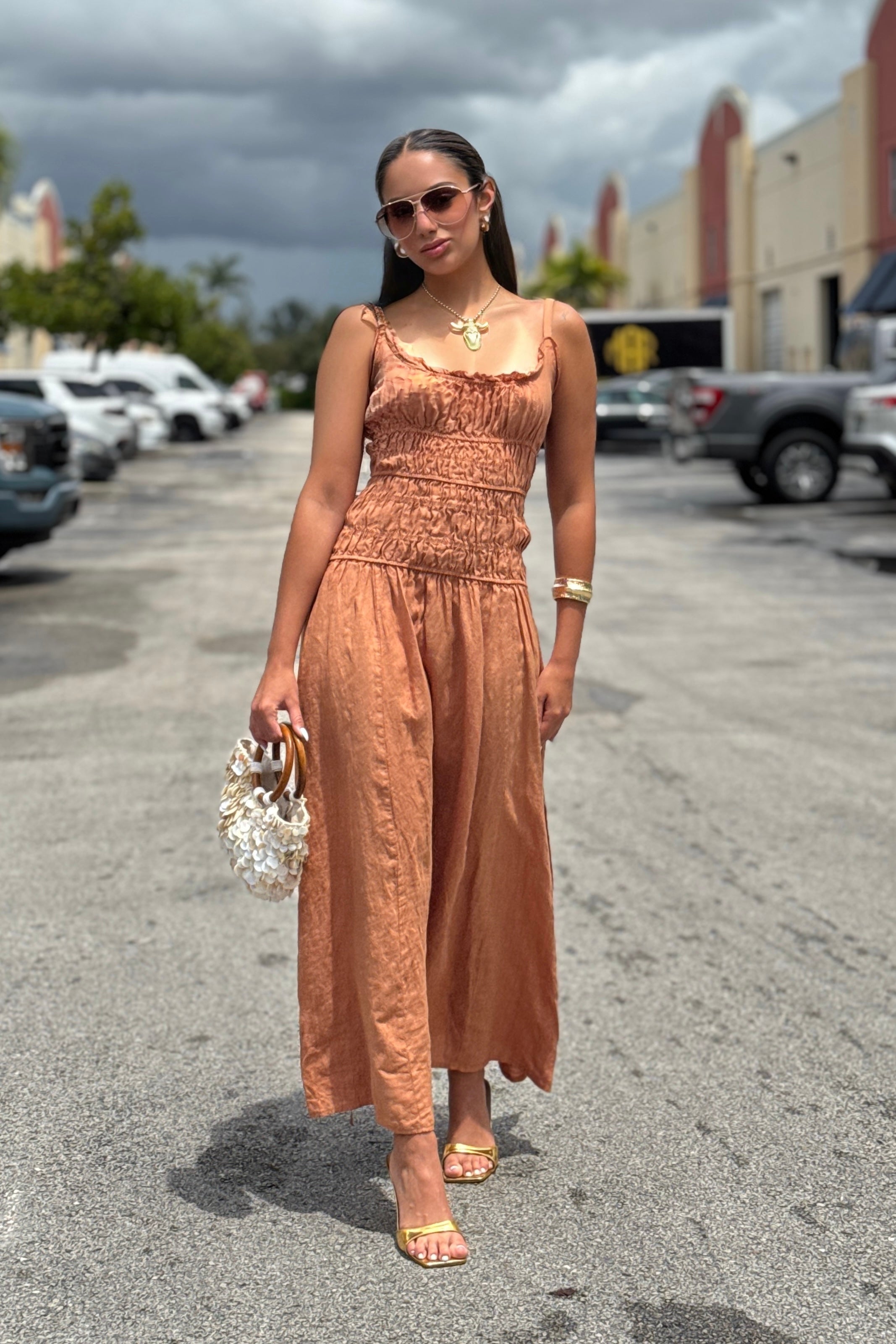 SAMANTHA LINEN DRESS