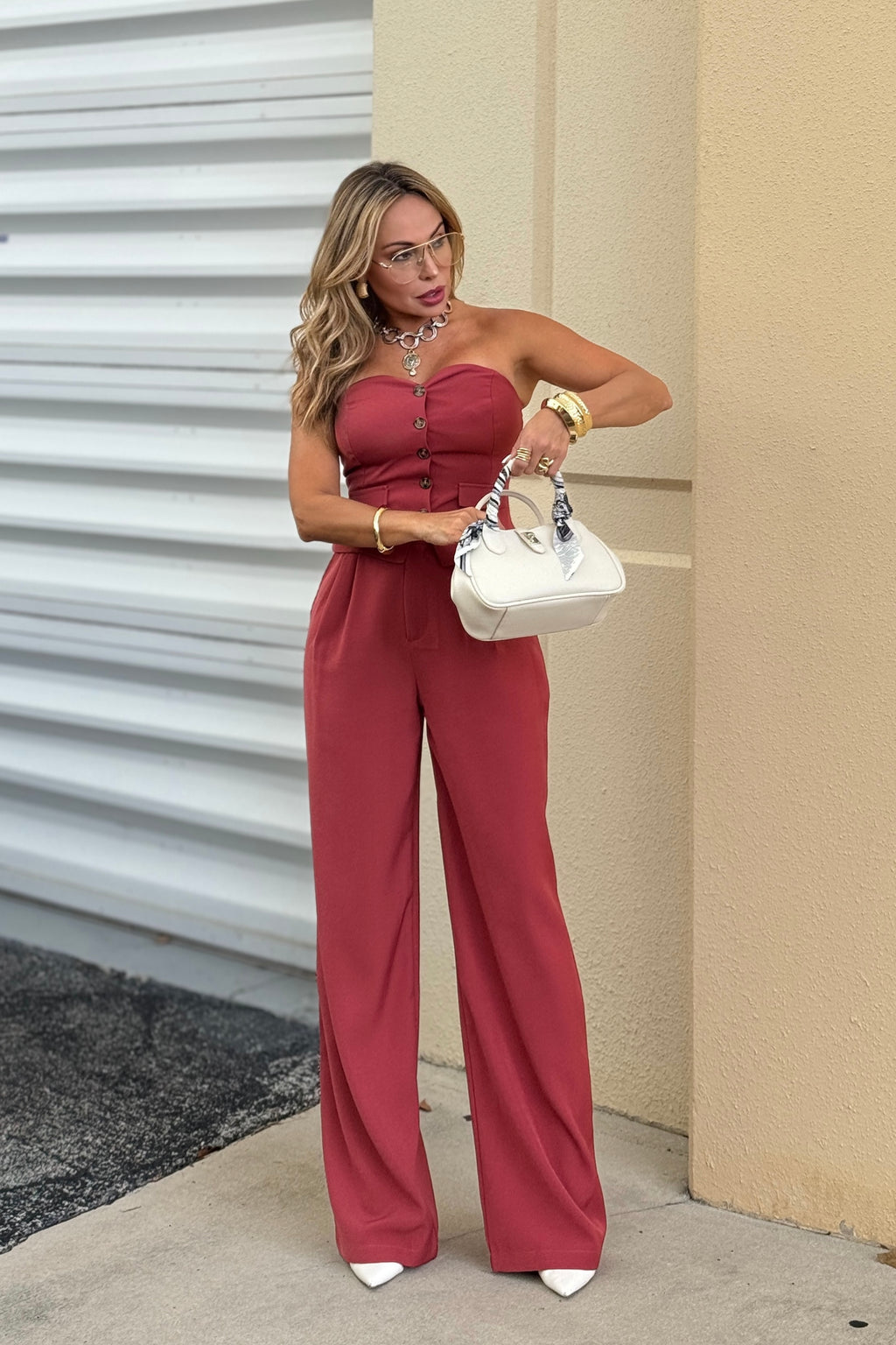 Alma Buttoned Two Pieces Set