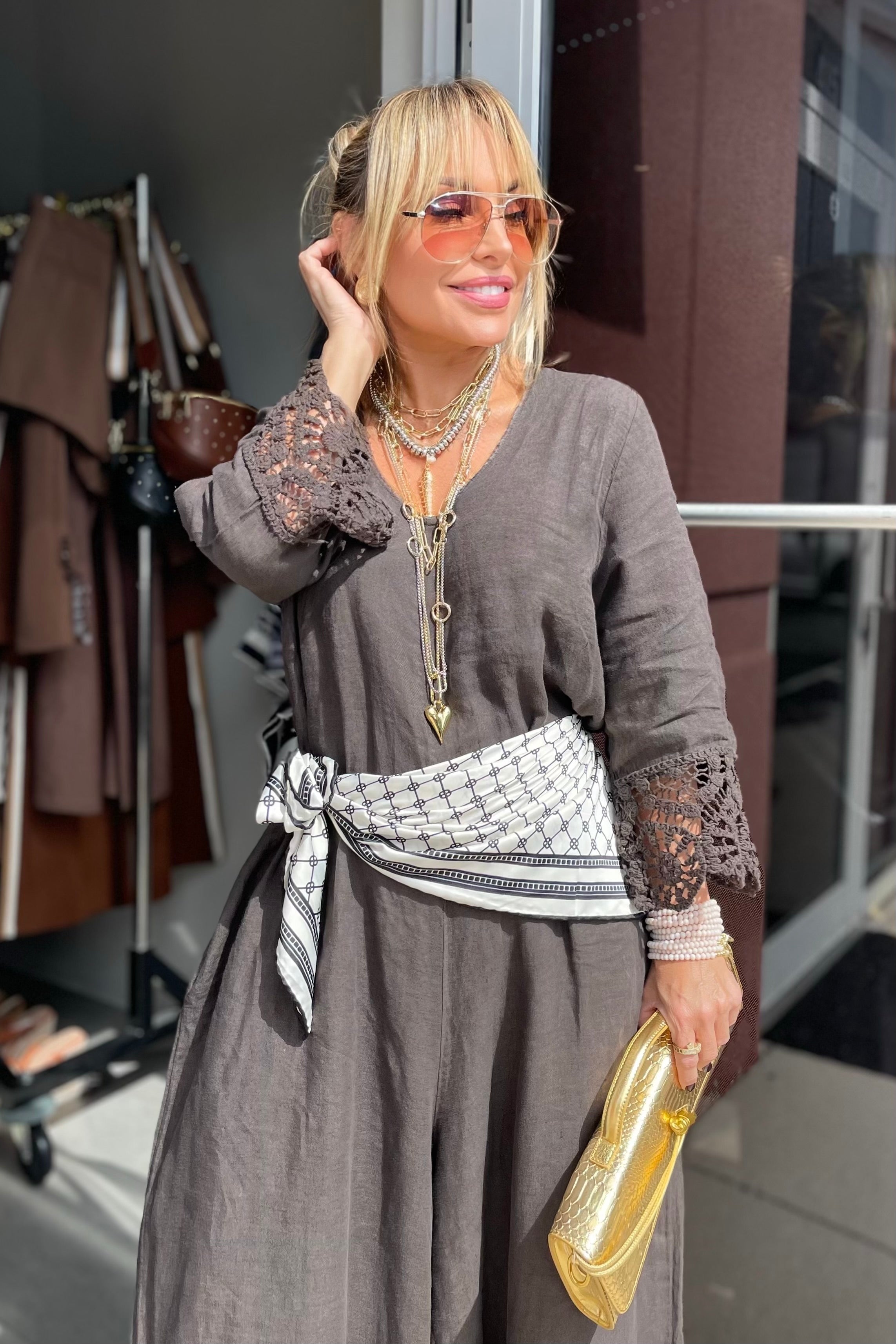 COMFY OLGA LINEN JUMPSUIT