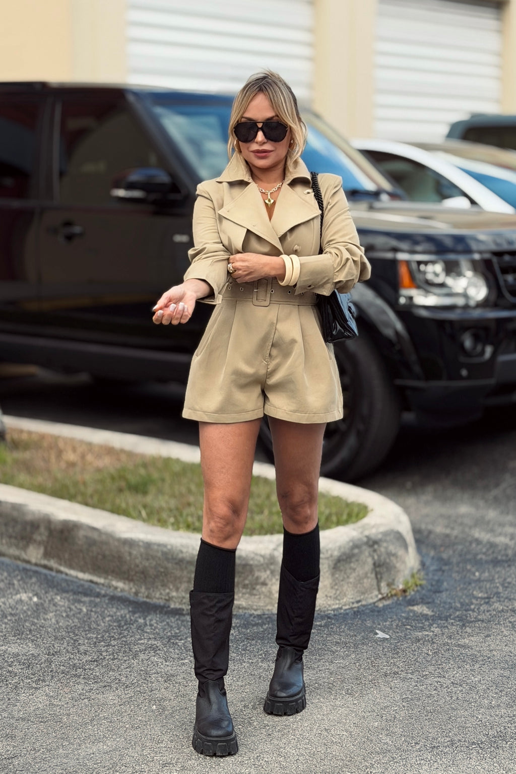 COAT STYLE ROMPER