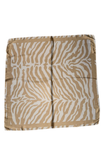 GOLD ZEBRA SCARF