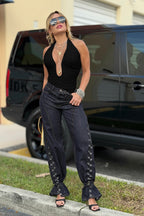 Adriana Halter Neck Bodysuit