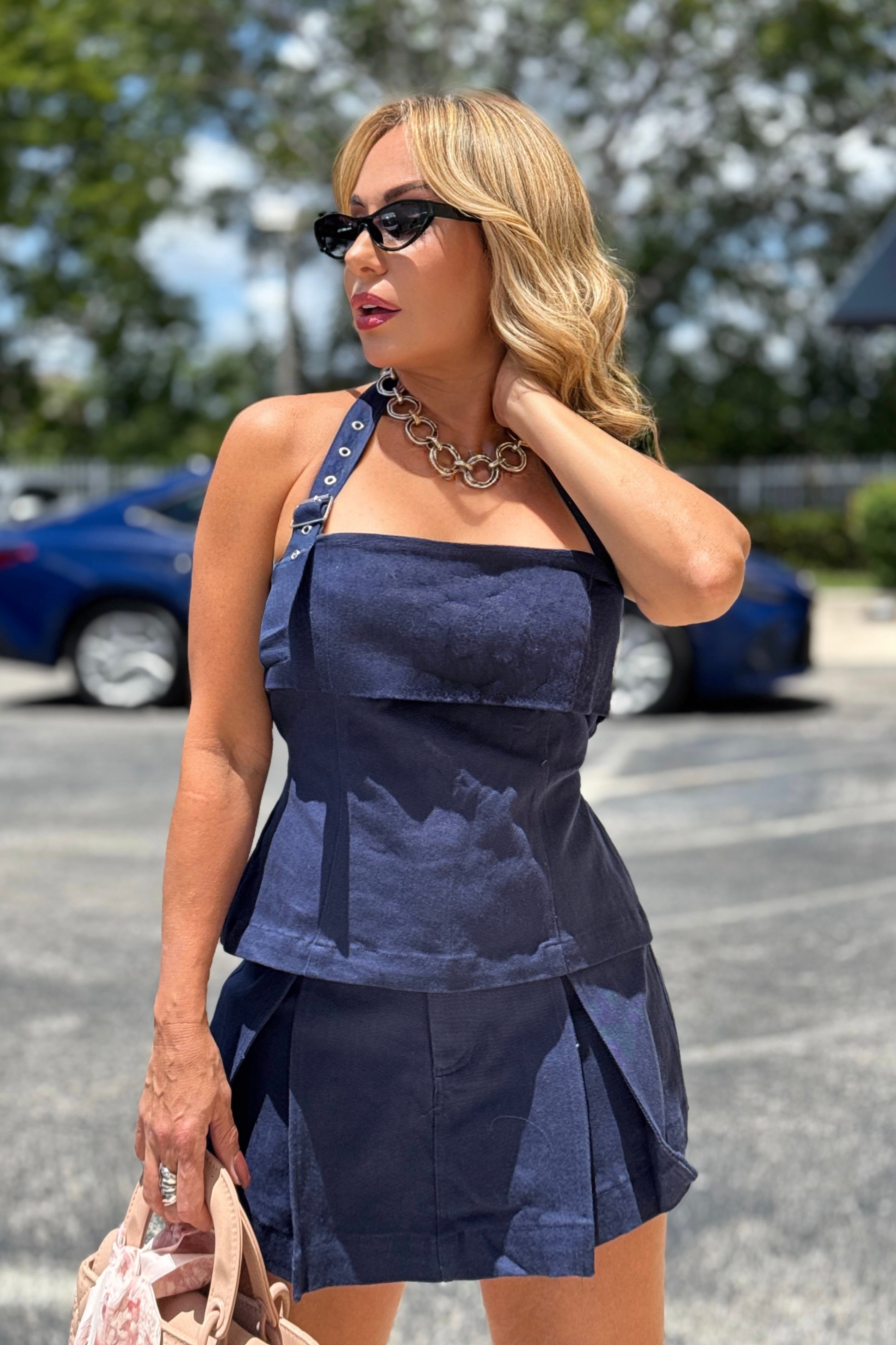 Gameday Two-piece Square Neck Tank Two pieces set