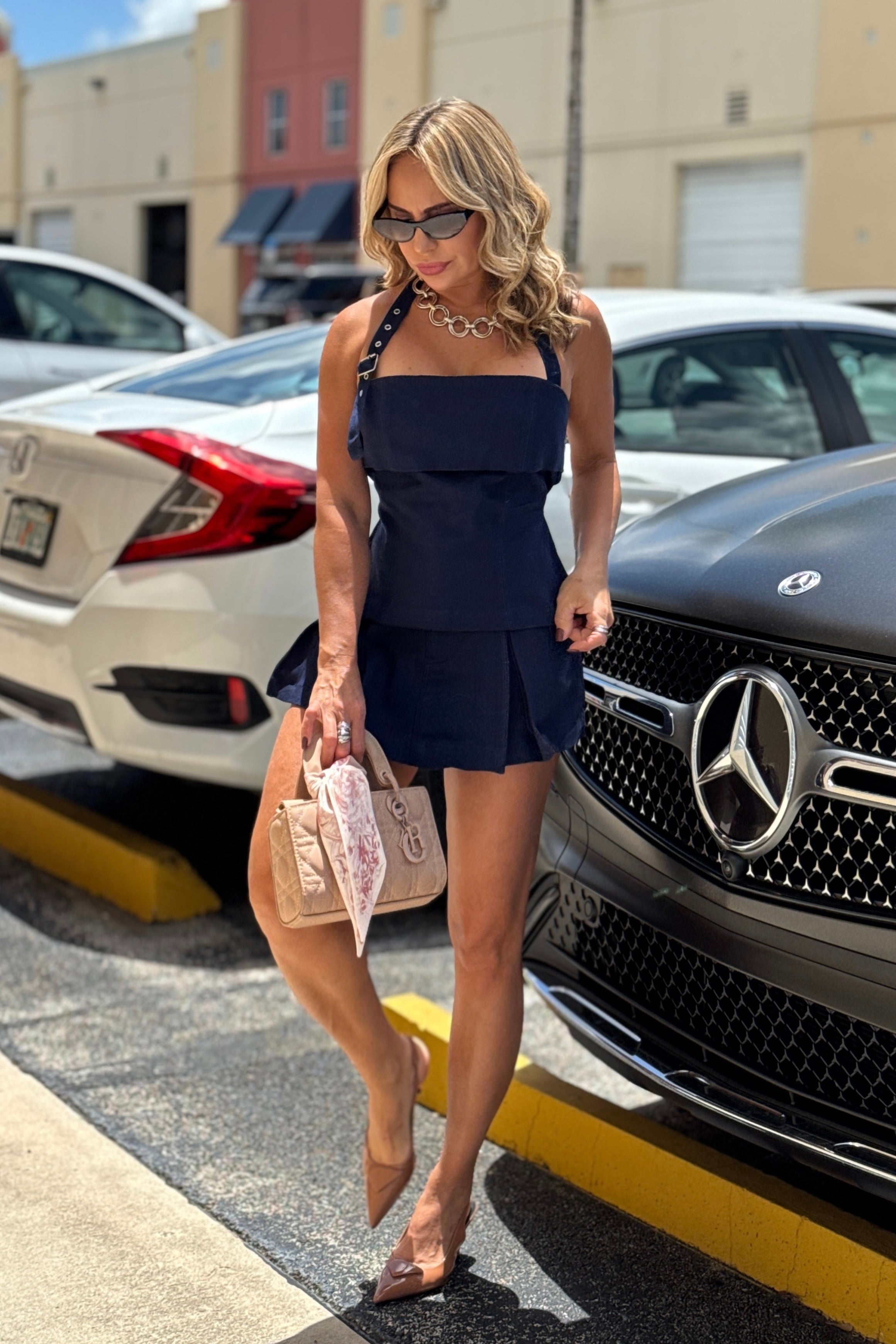 Gameday Two-piece Square Neck Tank Two pieces set