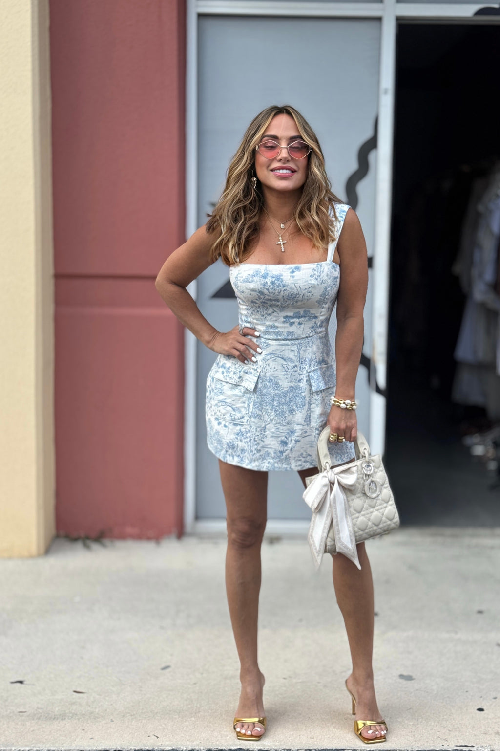LOVELY FLORAL ROMPER DRESS