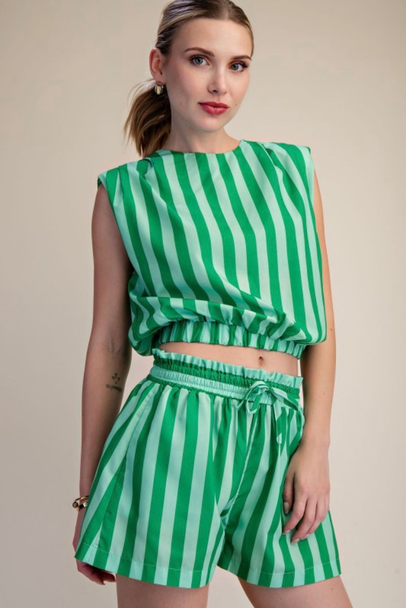 PINK CANDY STRIPE TOP