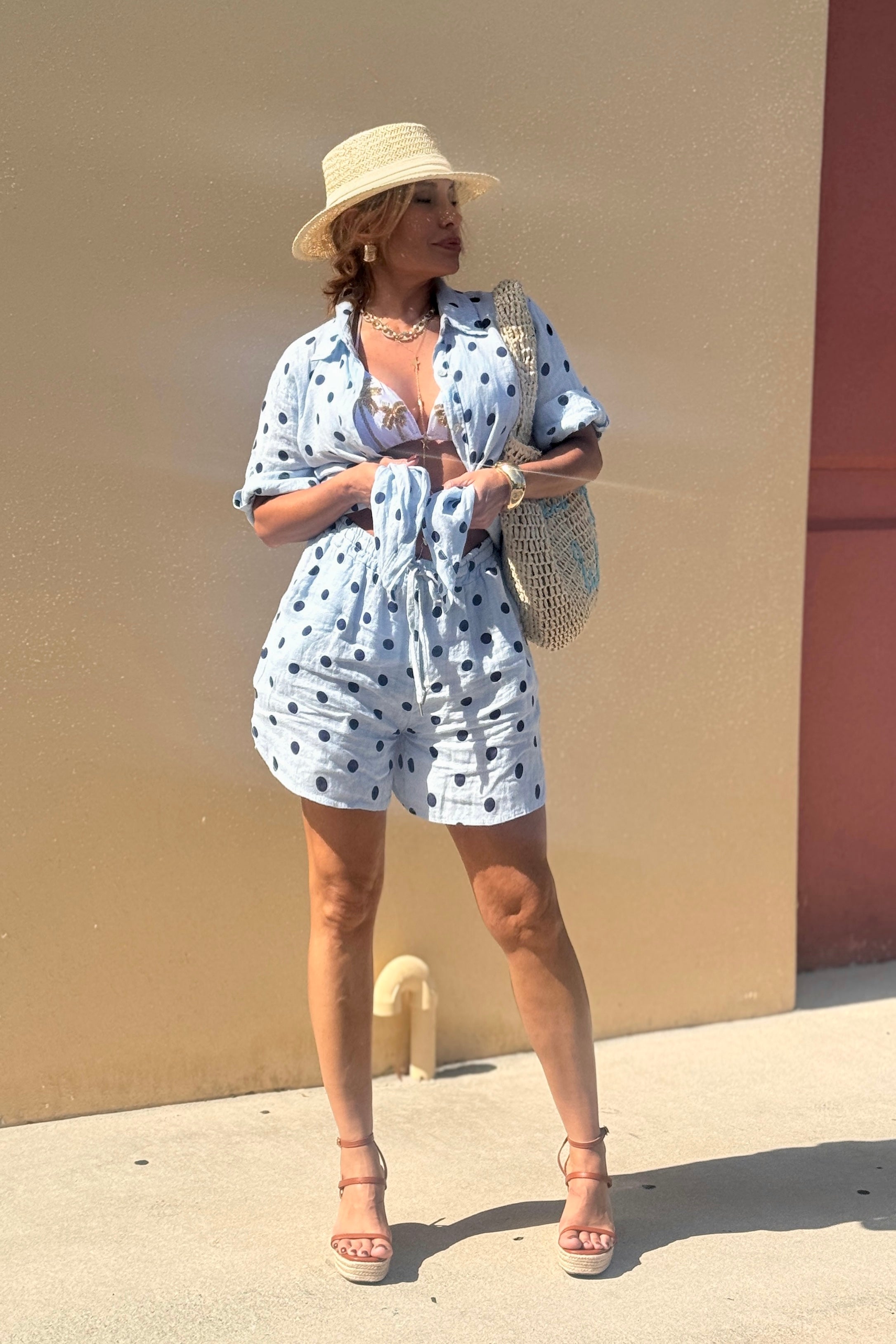 LUNARES LINEN TWO PIECES SET