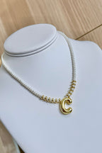 PEARL INITIAL NECKLACE