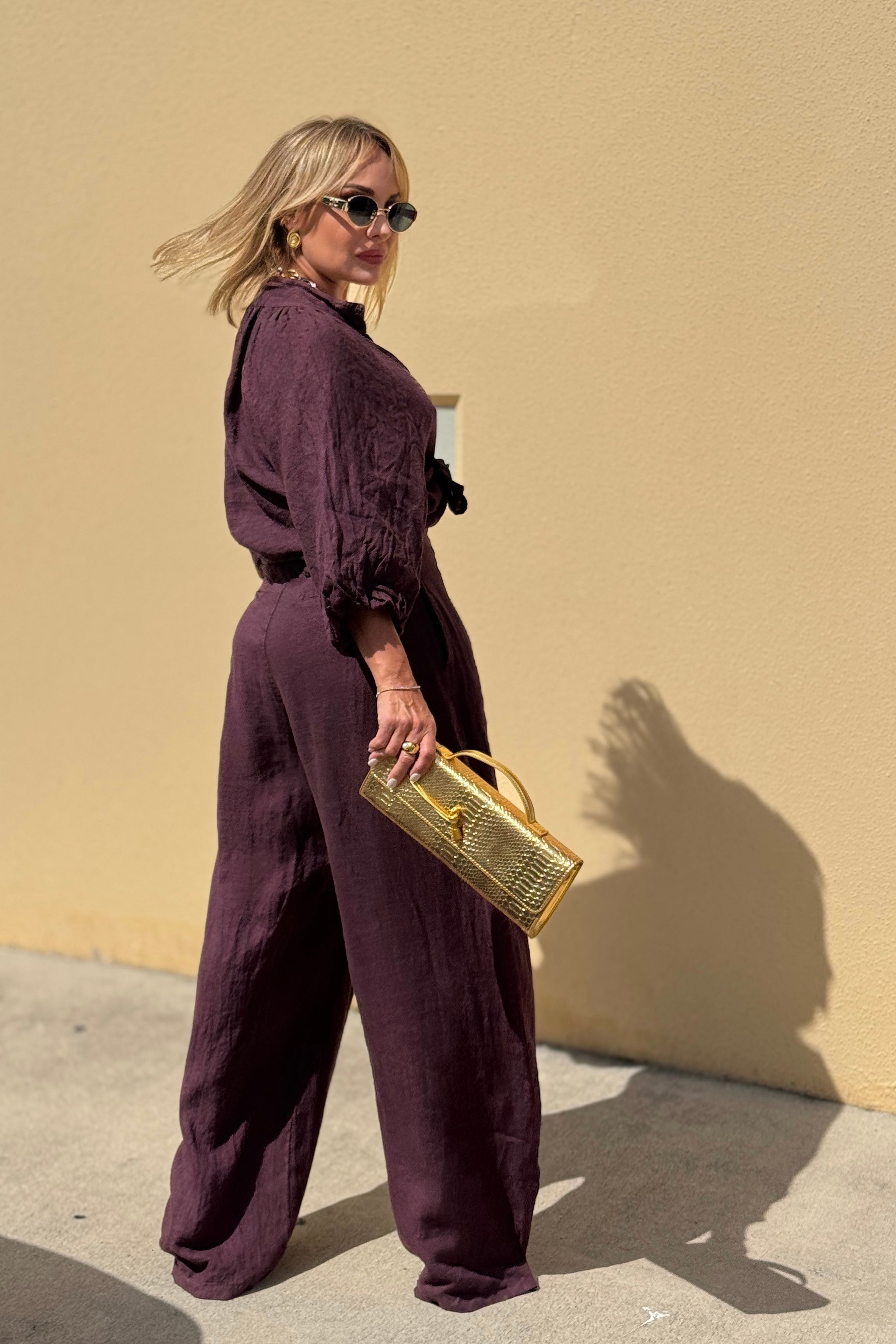 JULIANA LINEN SET TWO PIECES