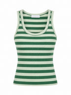 SWEET STRIPE RIBBED TOP