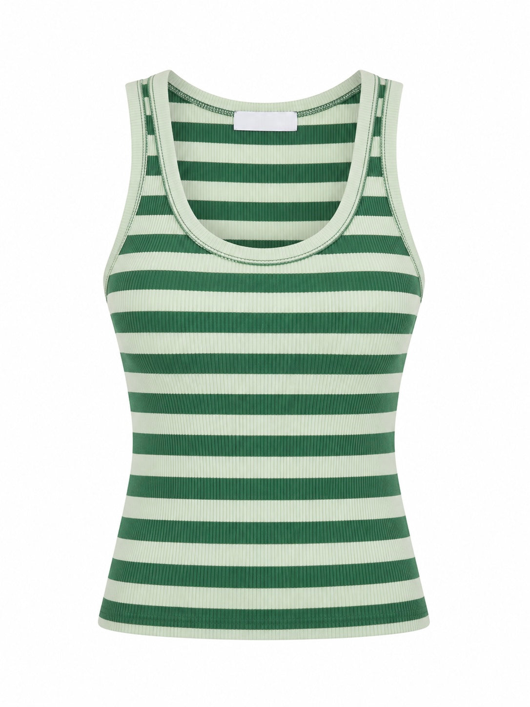 SWEET STRIPE RIBBED TOP
