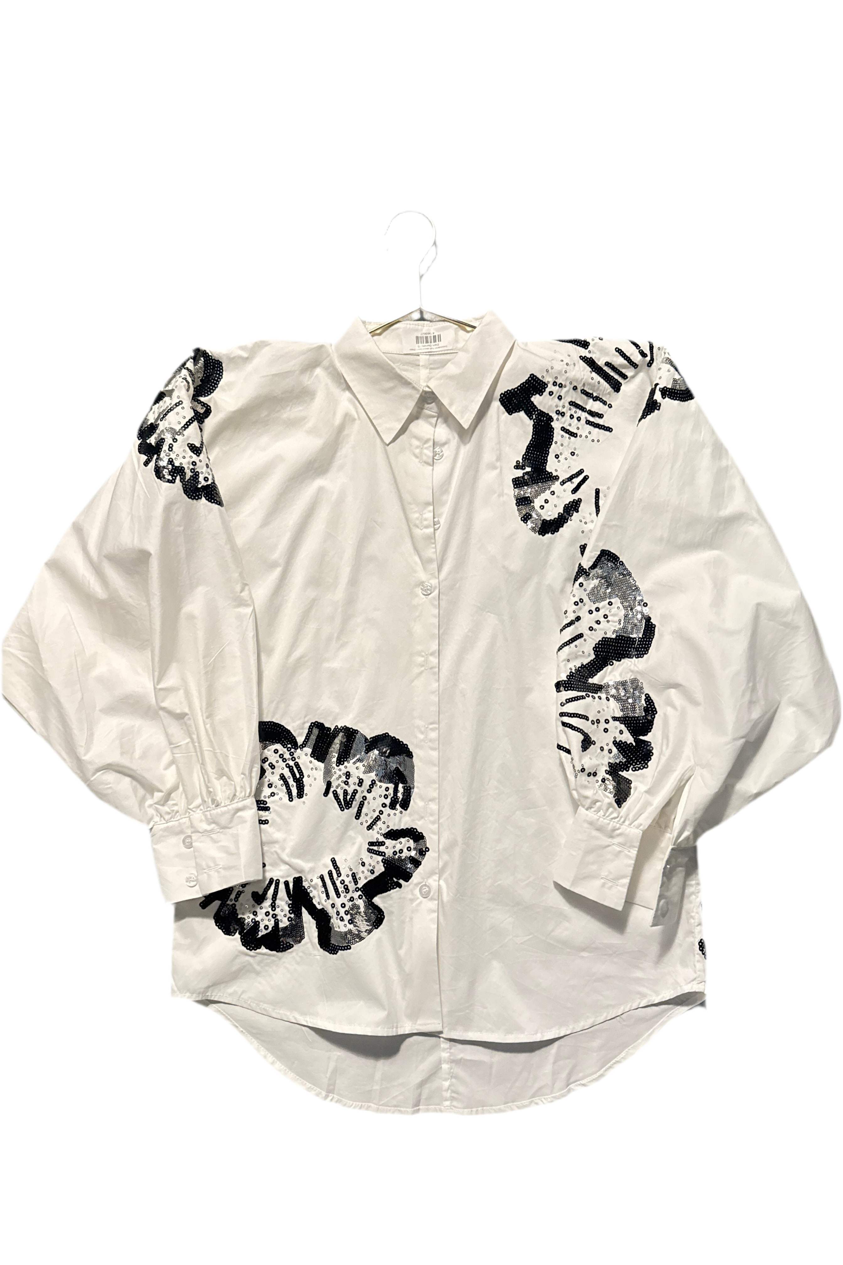 BLACK TIGER WHITE SHIRT