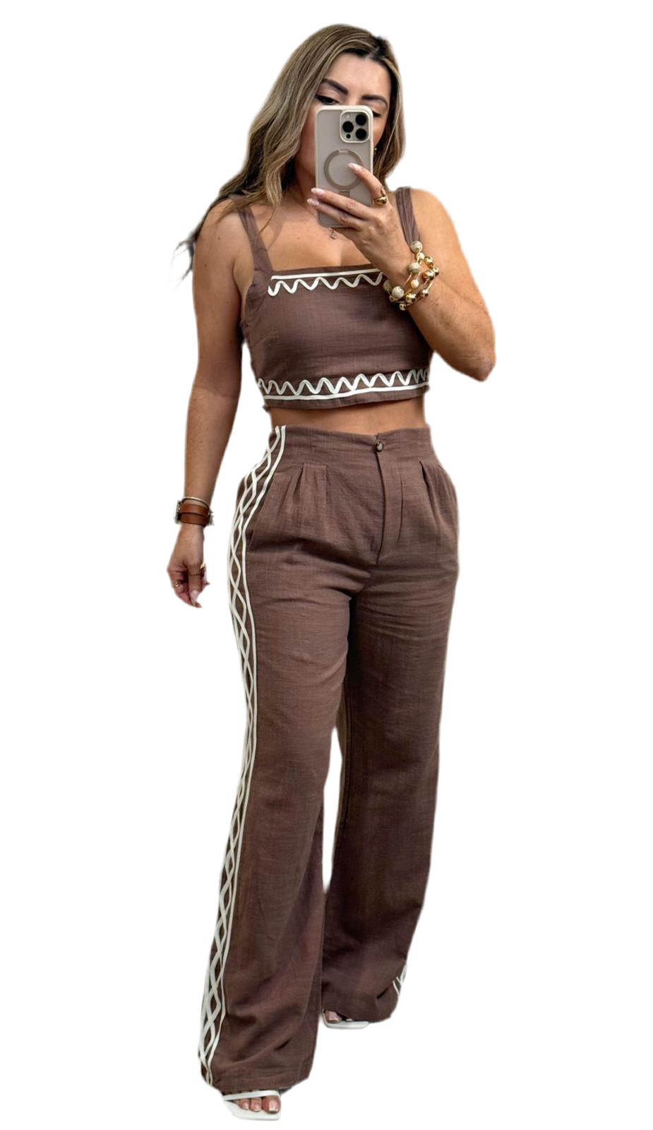 LINEN MOCCA SET