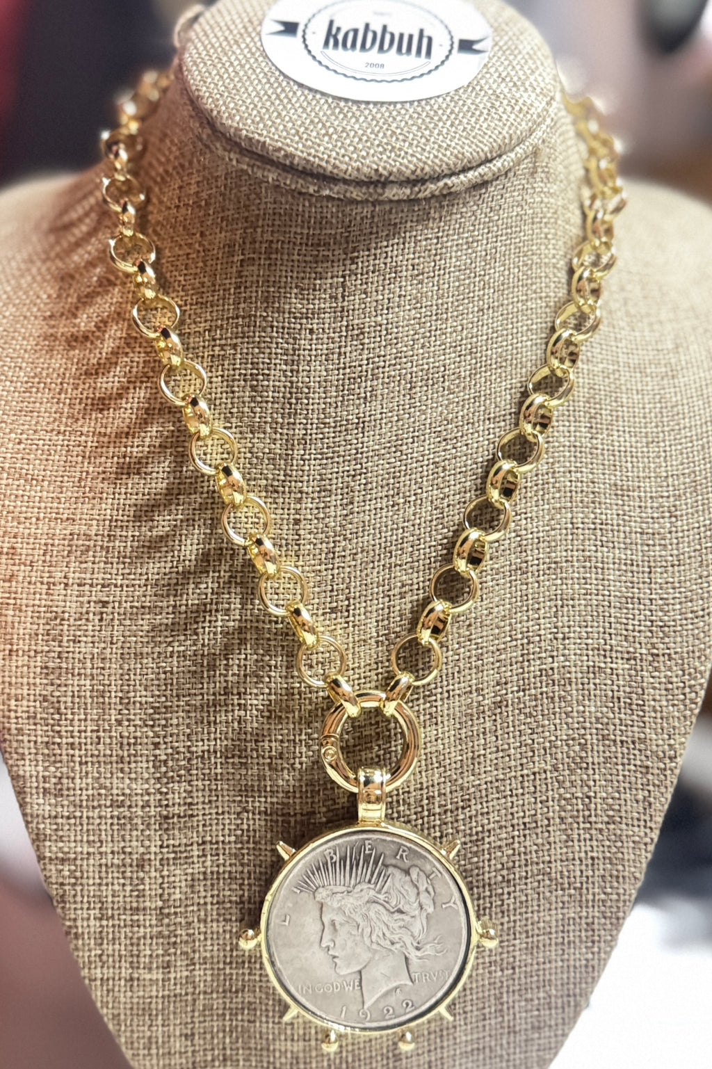 LIBERTY COIN NECKLACE