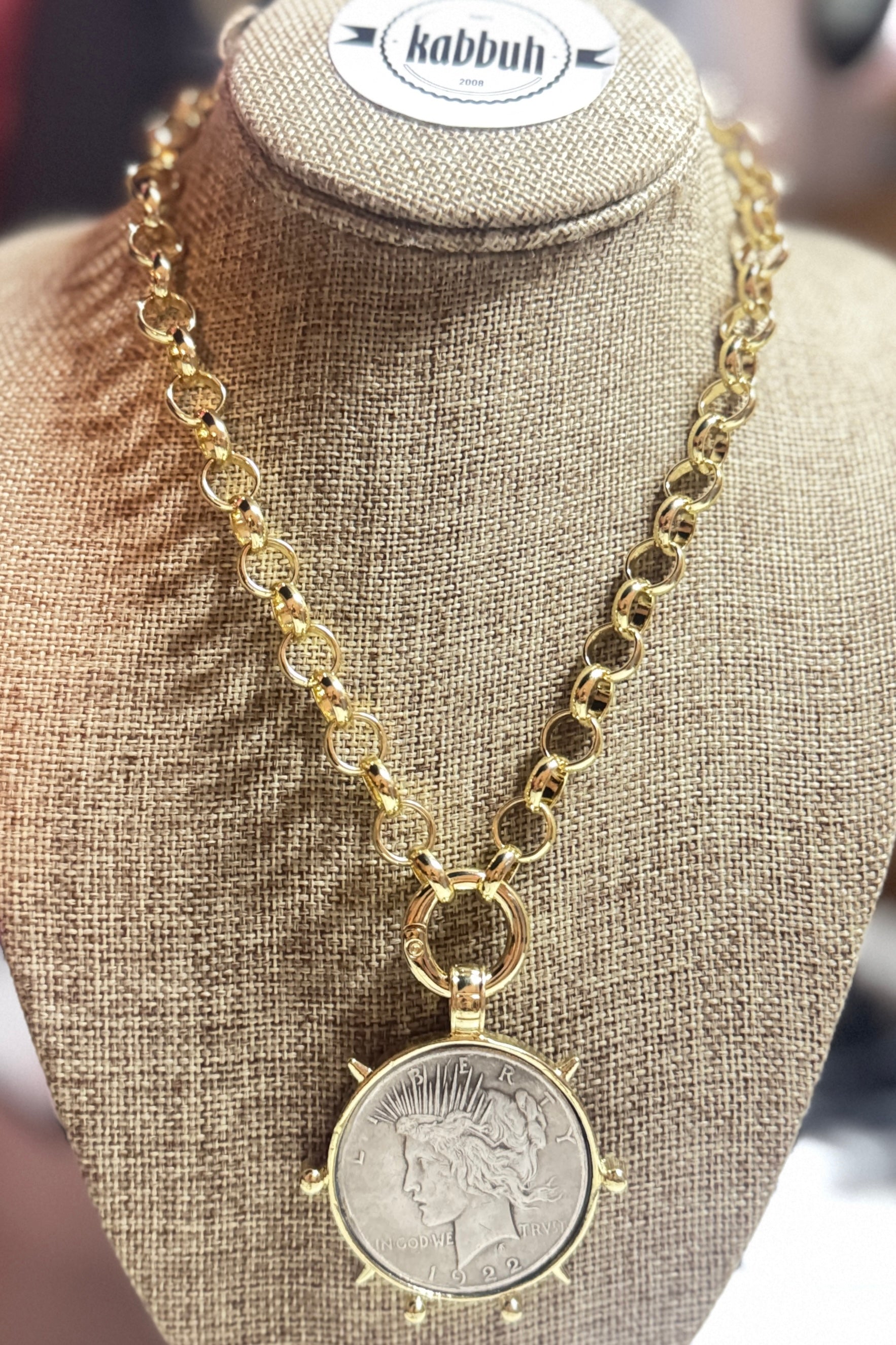 LIBERTY COIN NECKLACE