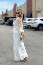 Claudia Chiffon Ruched Top Blouse