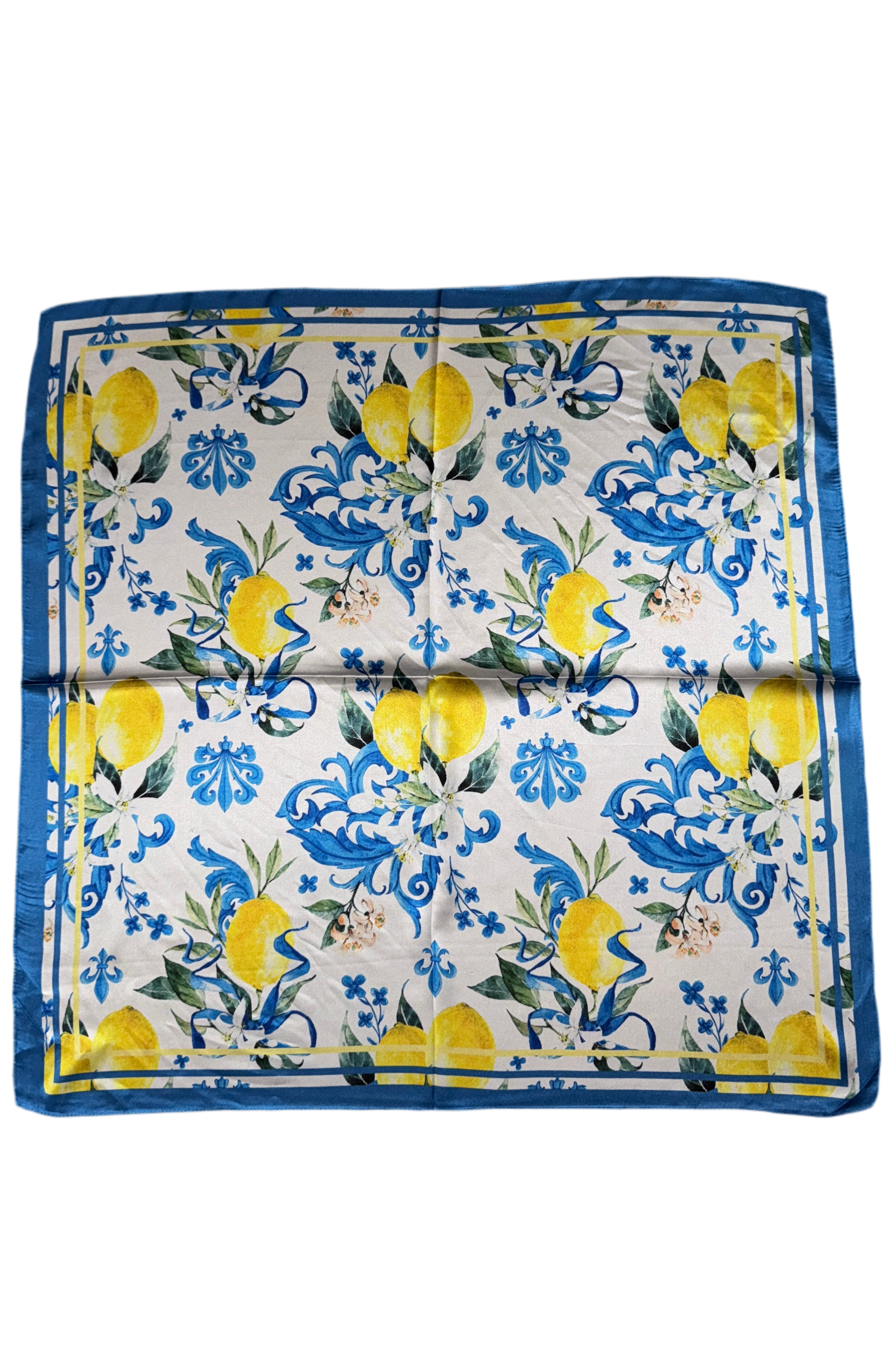 LEMON BLUE SCARF