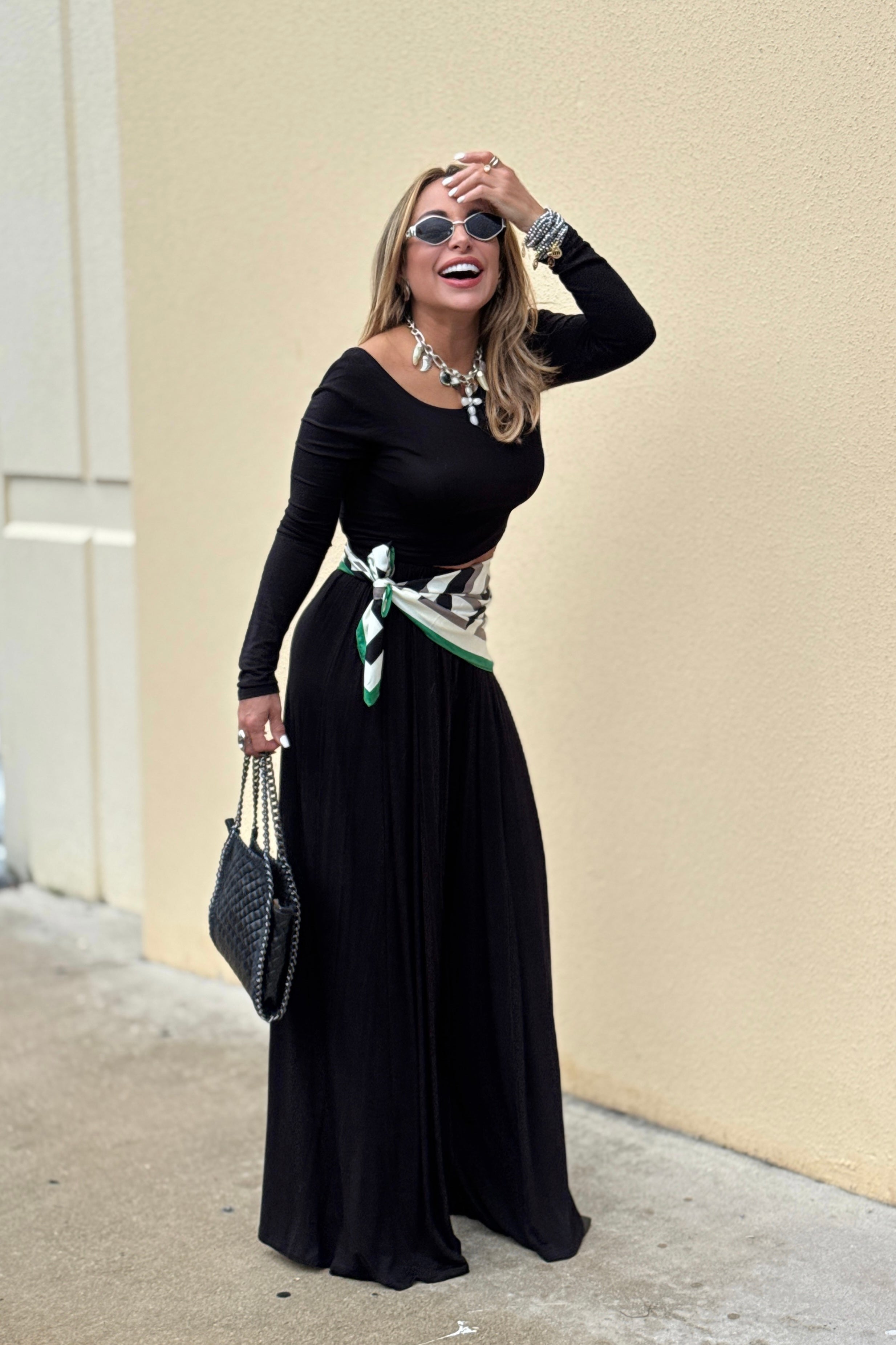 Long-sleeve Two Pieces Set