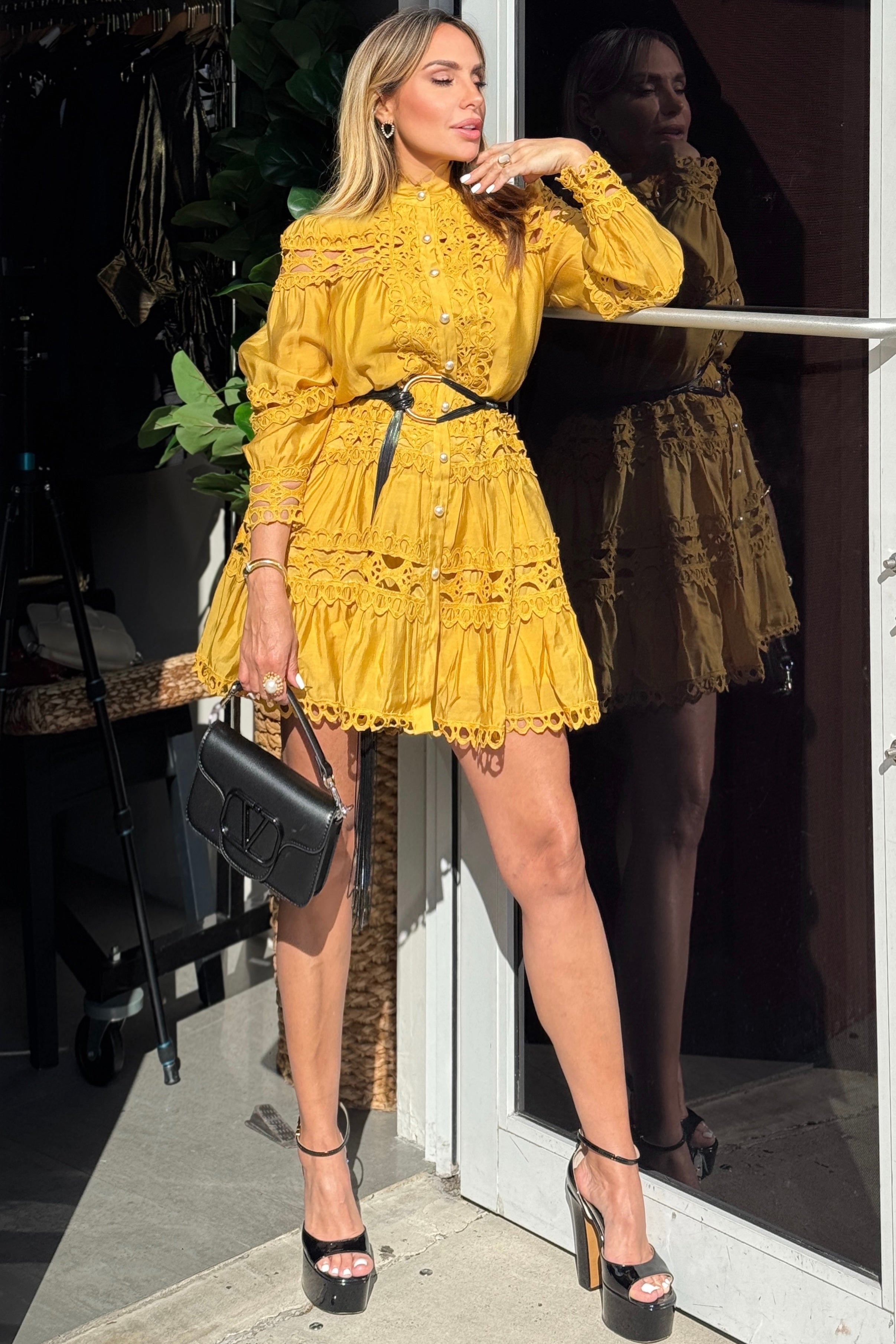 CONSTANZA LONG SLEEVE DRESS