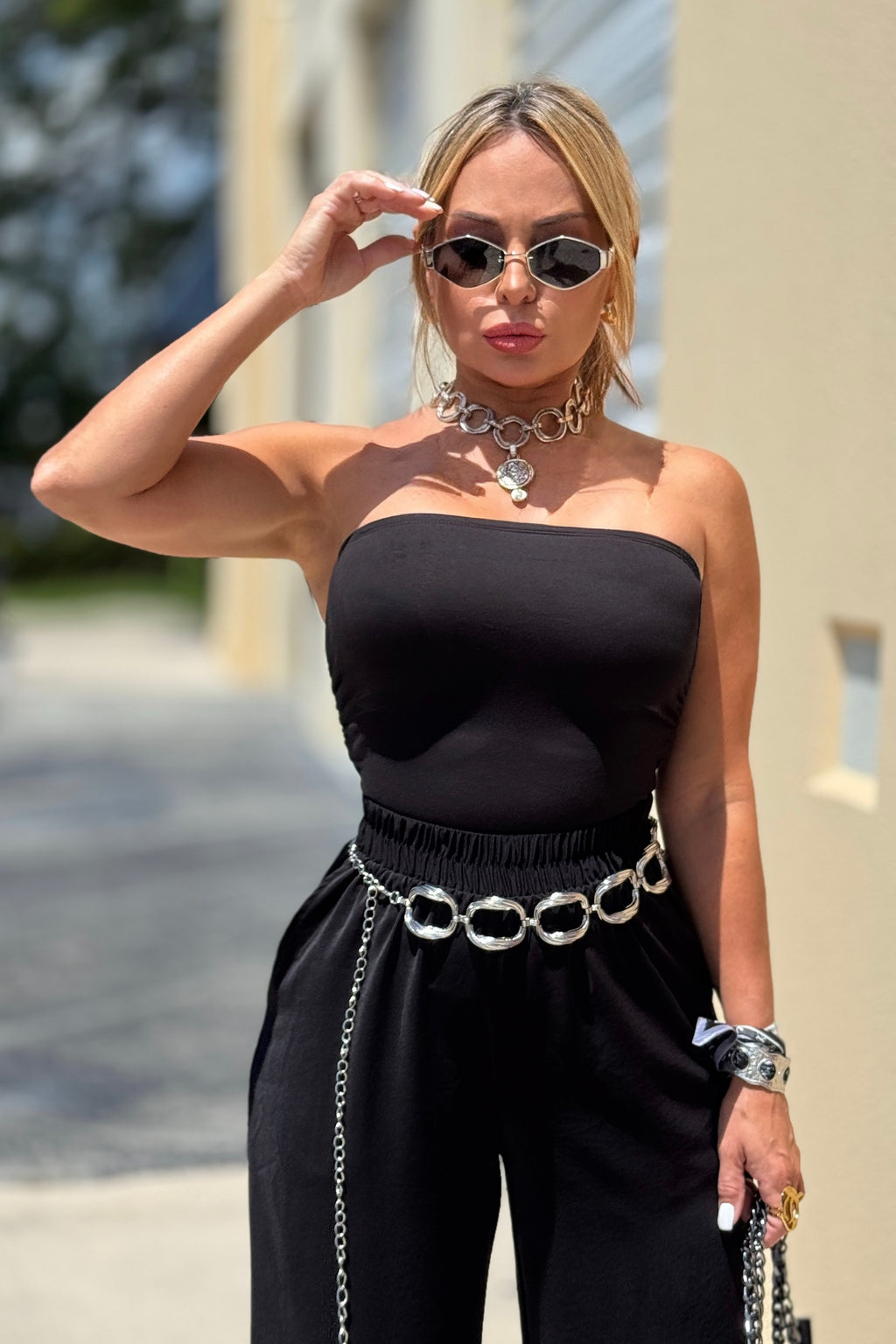 PAULA SILVER OR GOLD BELT