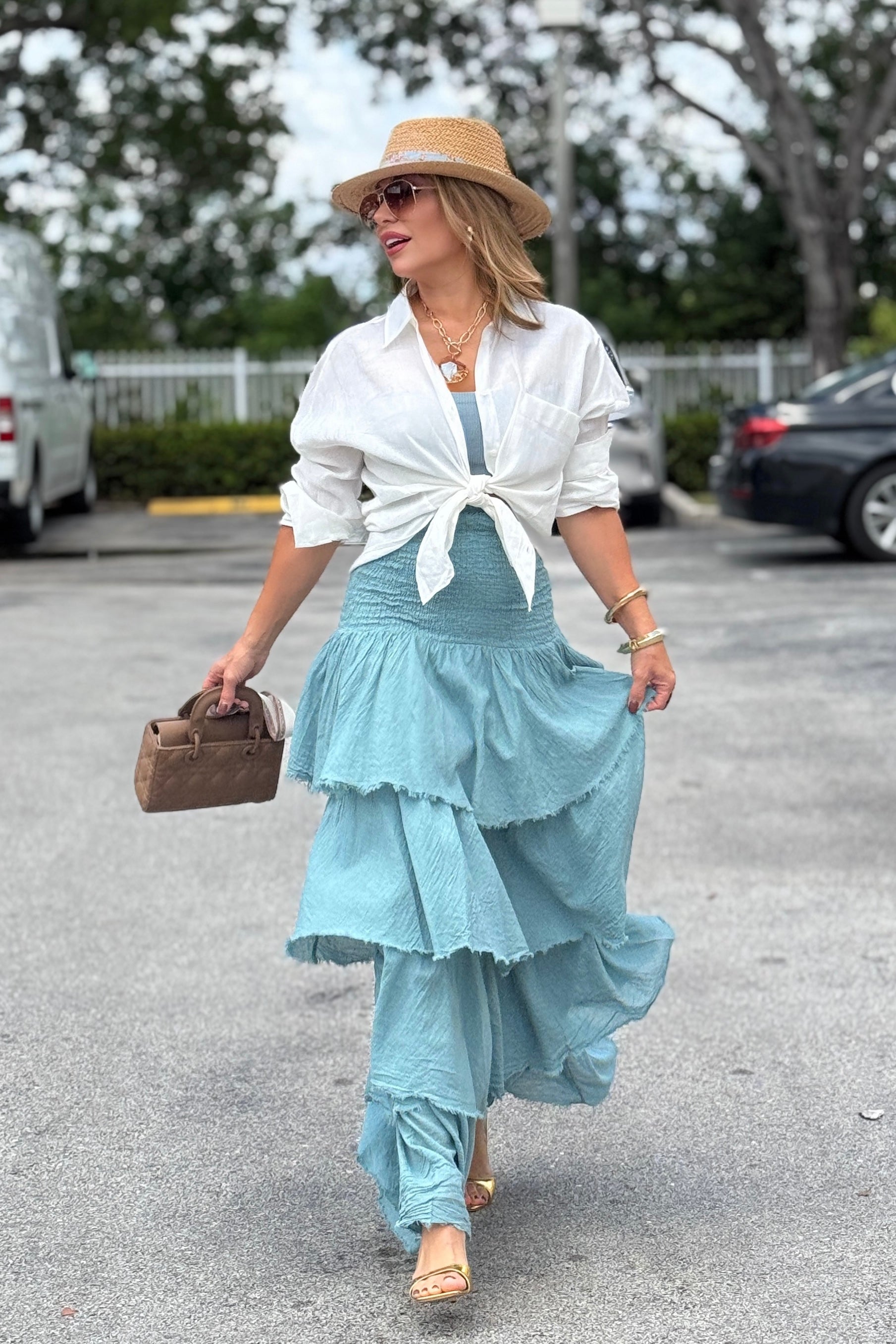 JOSEFA ITALY LINEN DRESS