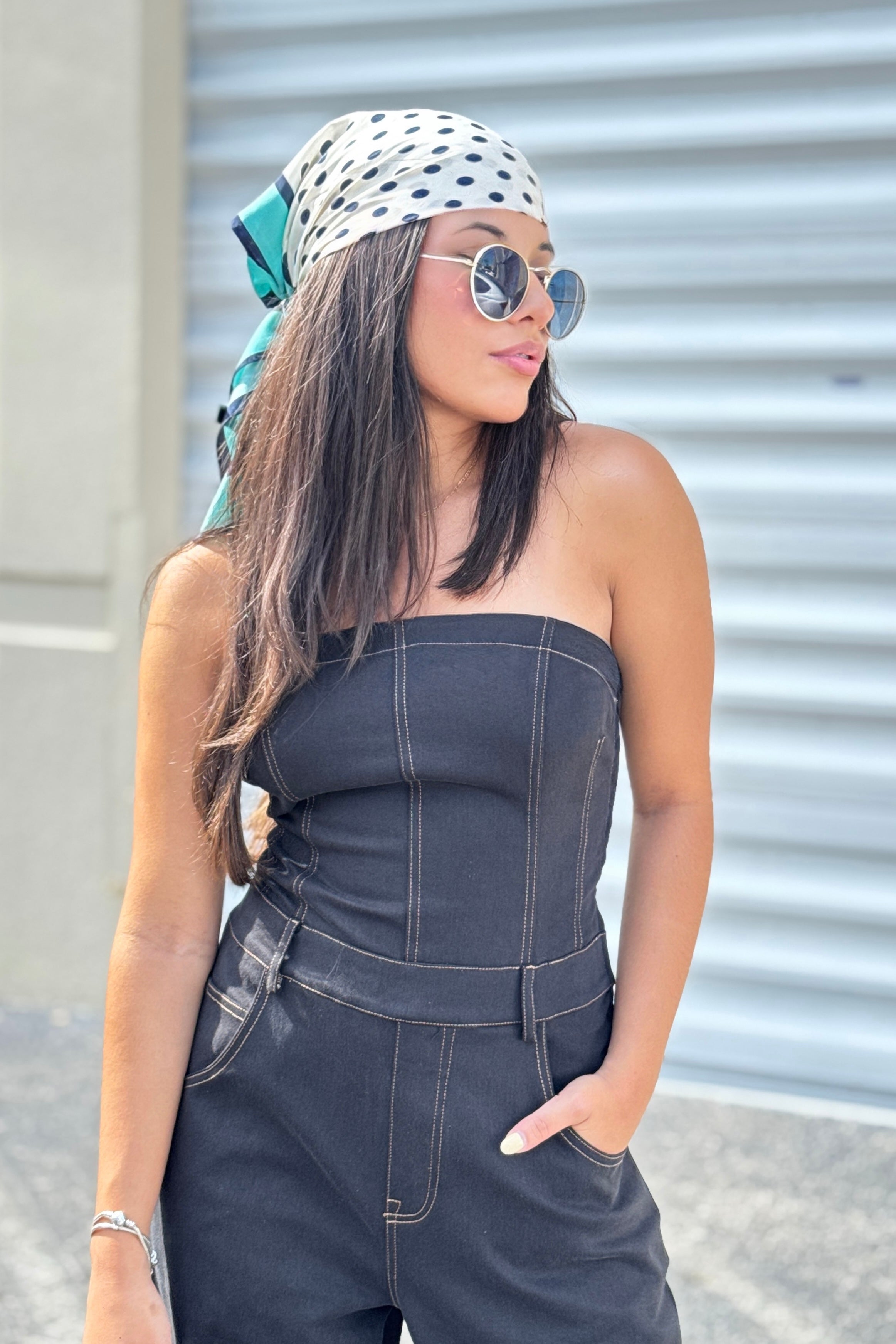 AGATHA STRAPLESS JUMPSUIT