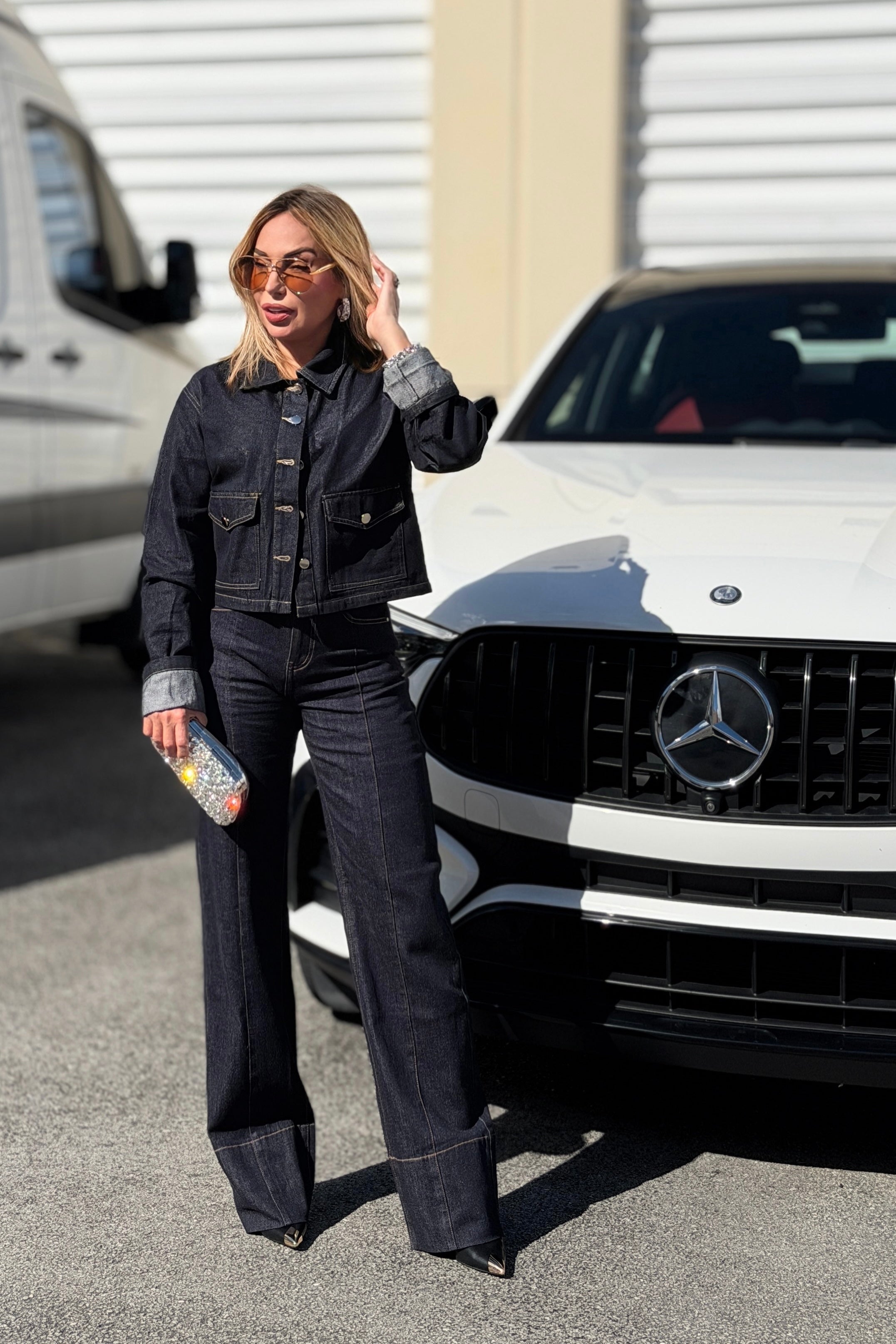 Pamela Straight Leg Denim Jean