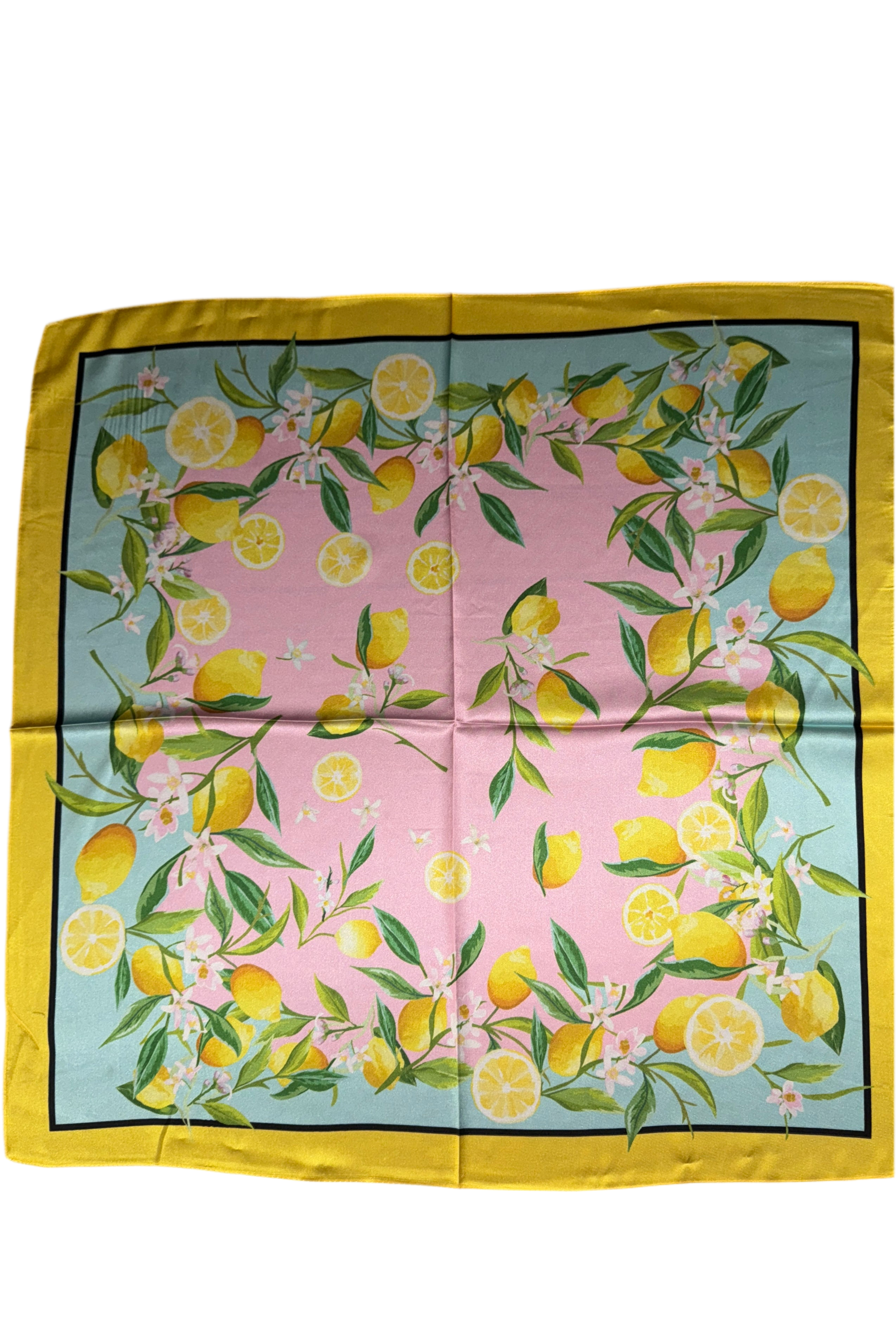 LEMON PINK SCARF