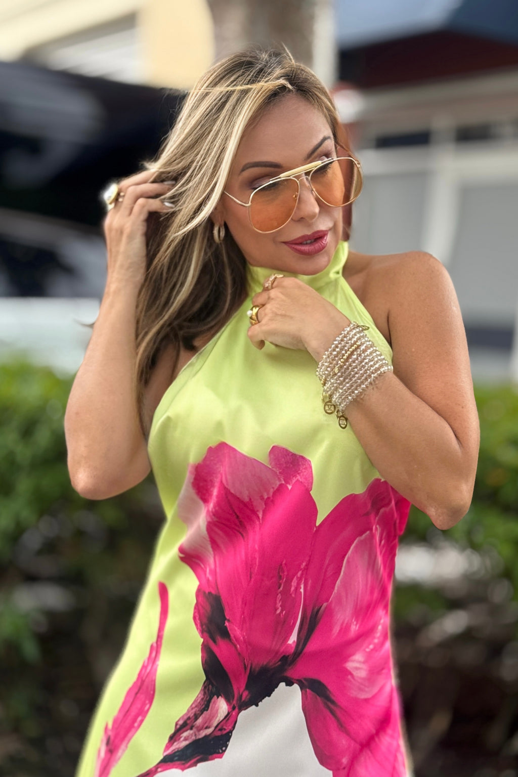 COLORFUL FLOWER DRESS