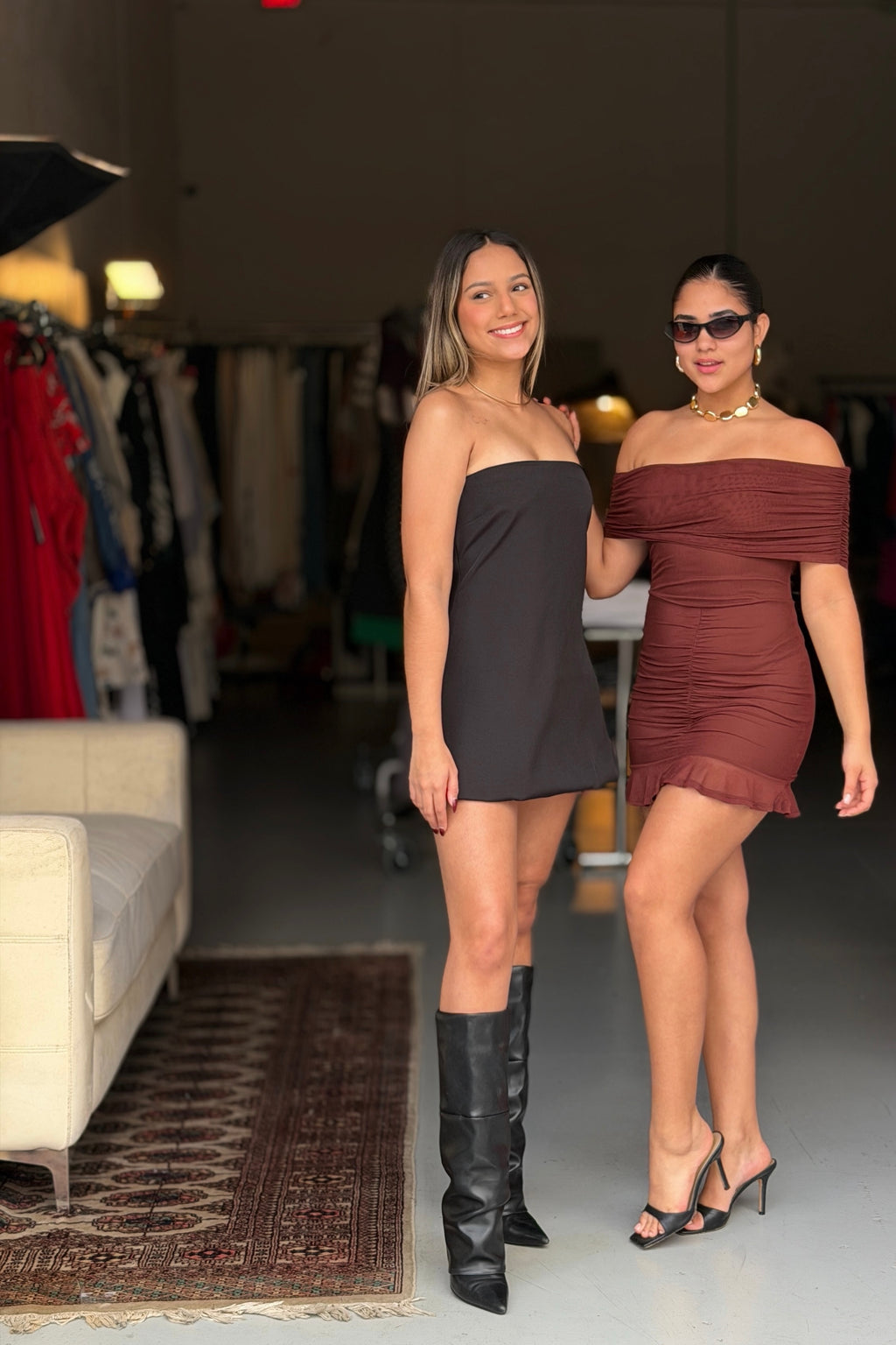 Mesh Off Shoulder Dress