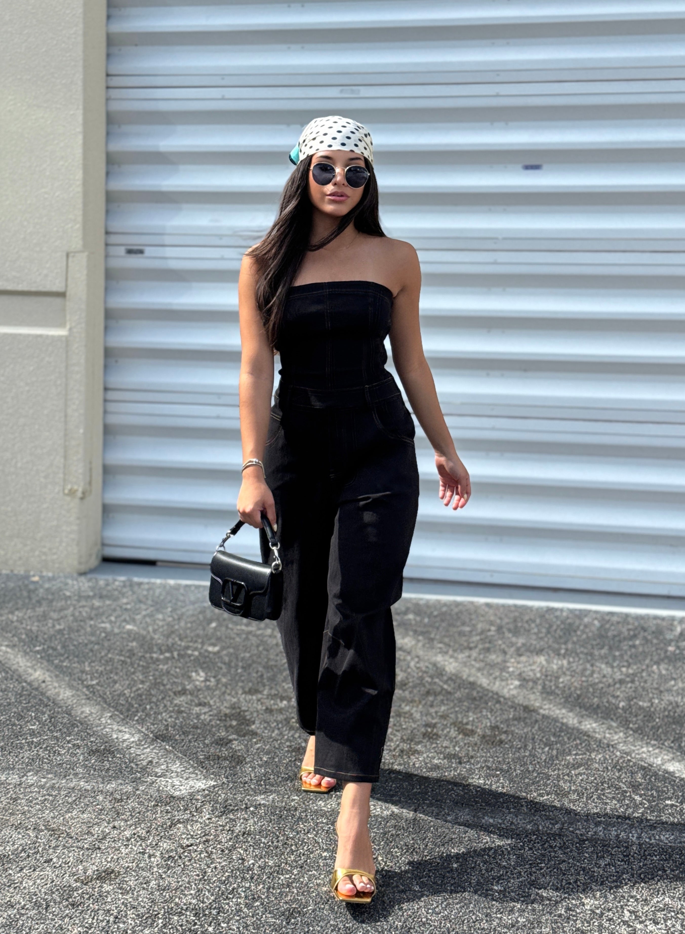AGATHA STRAPLESS JUMPSUIT