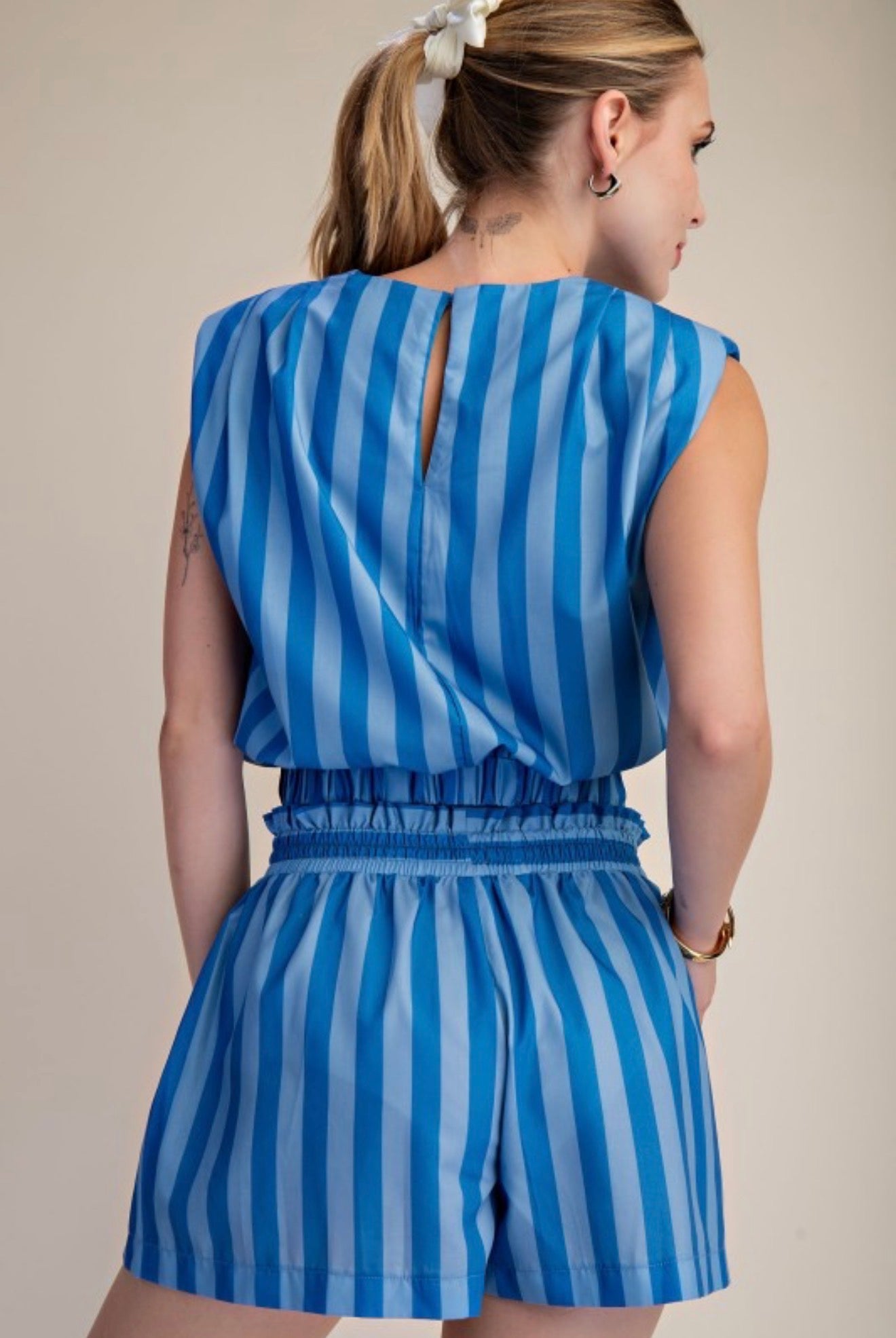 PINK CANDY STRIPE TOP